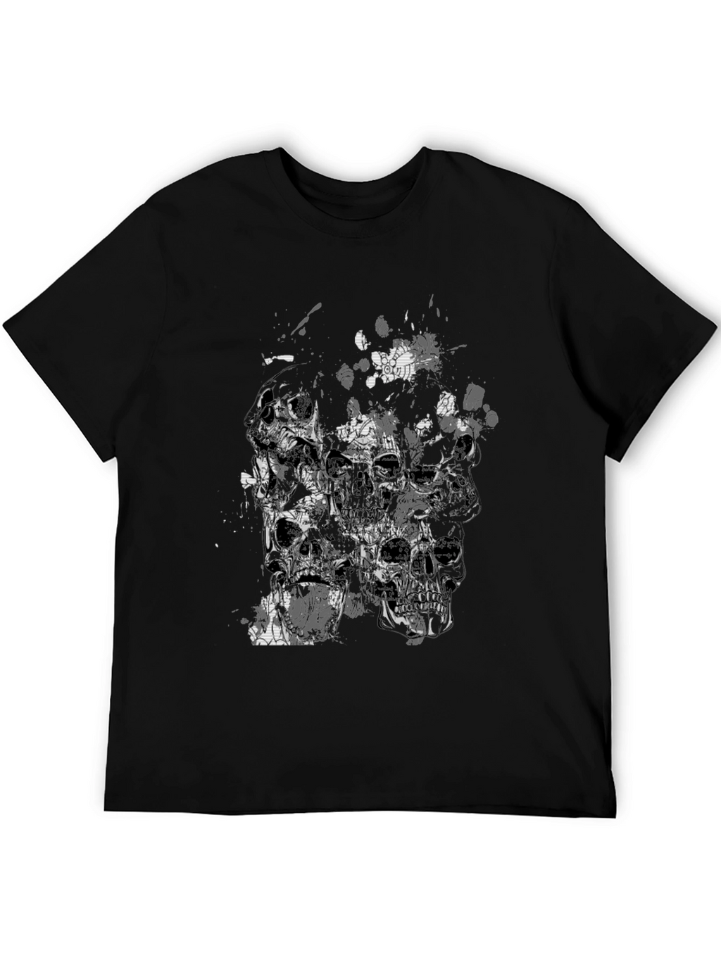 Skull Graphic Print Tee