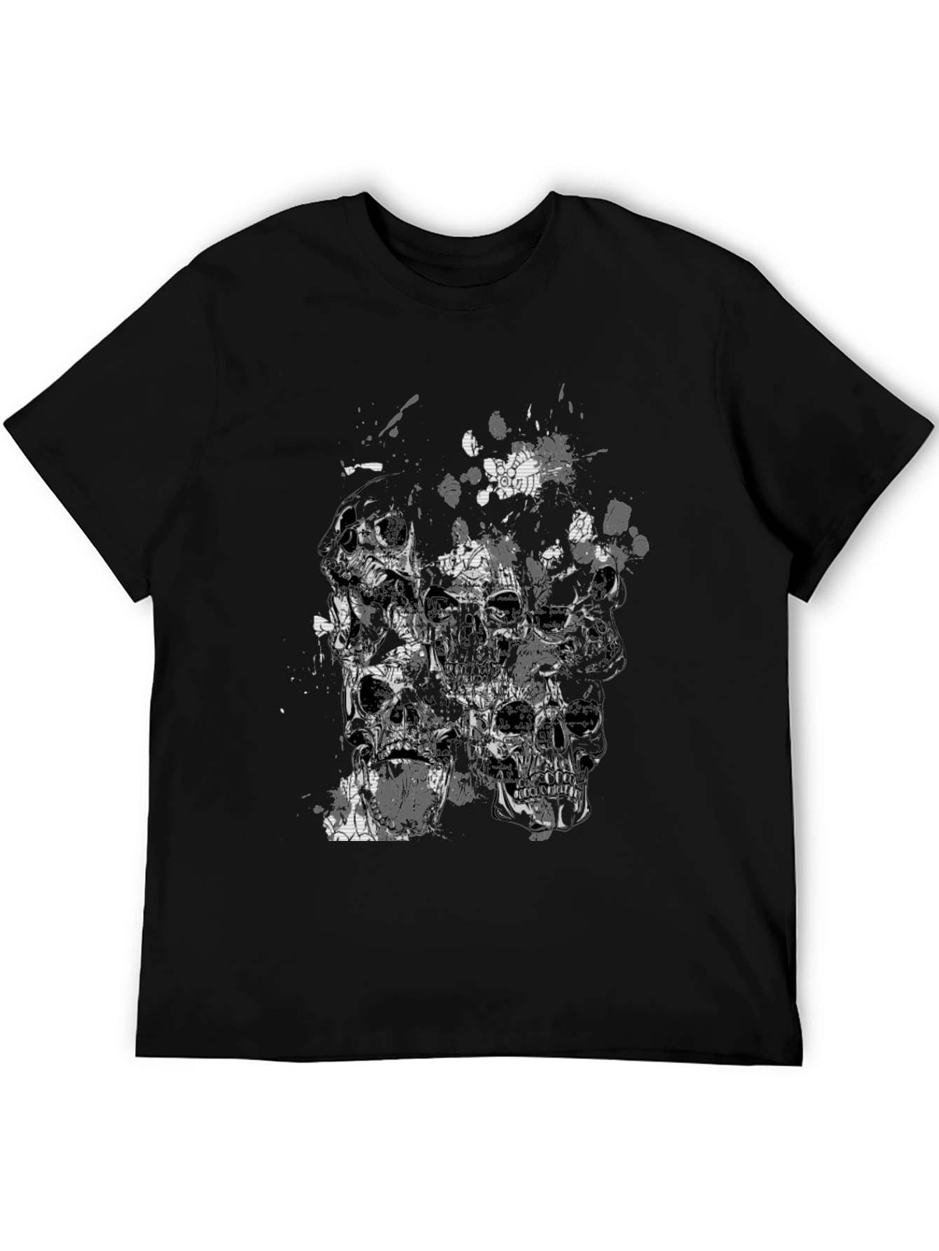 Skull Graphic Print Tee