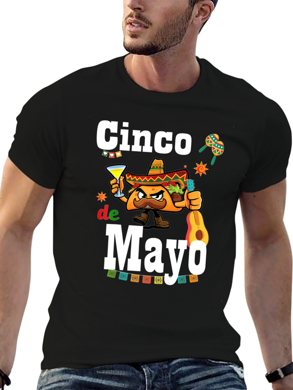 Cinco de Mayo T-Shirt - Taco Fiesta Party Tee