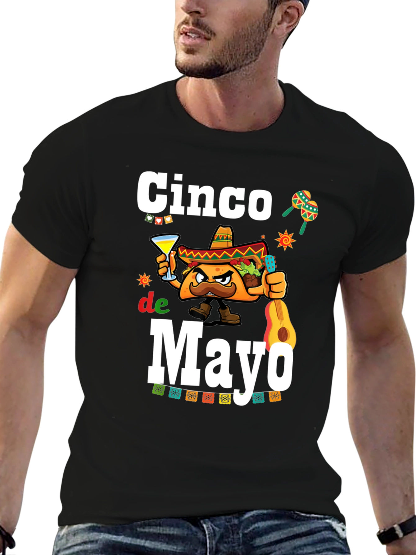 Cinco de Mayo T-Shirt - Taco Fiesta Party Tee