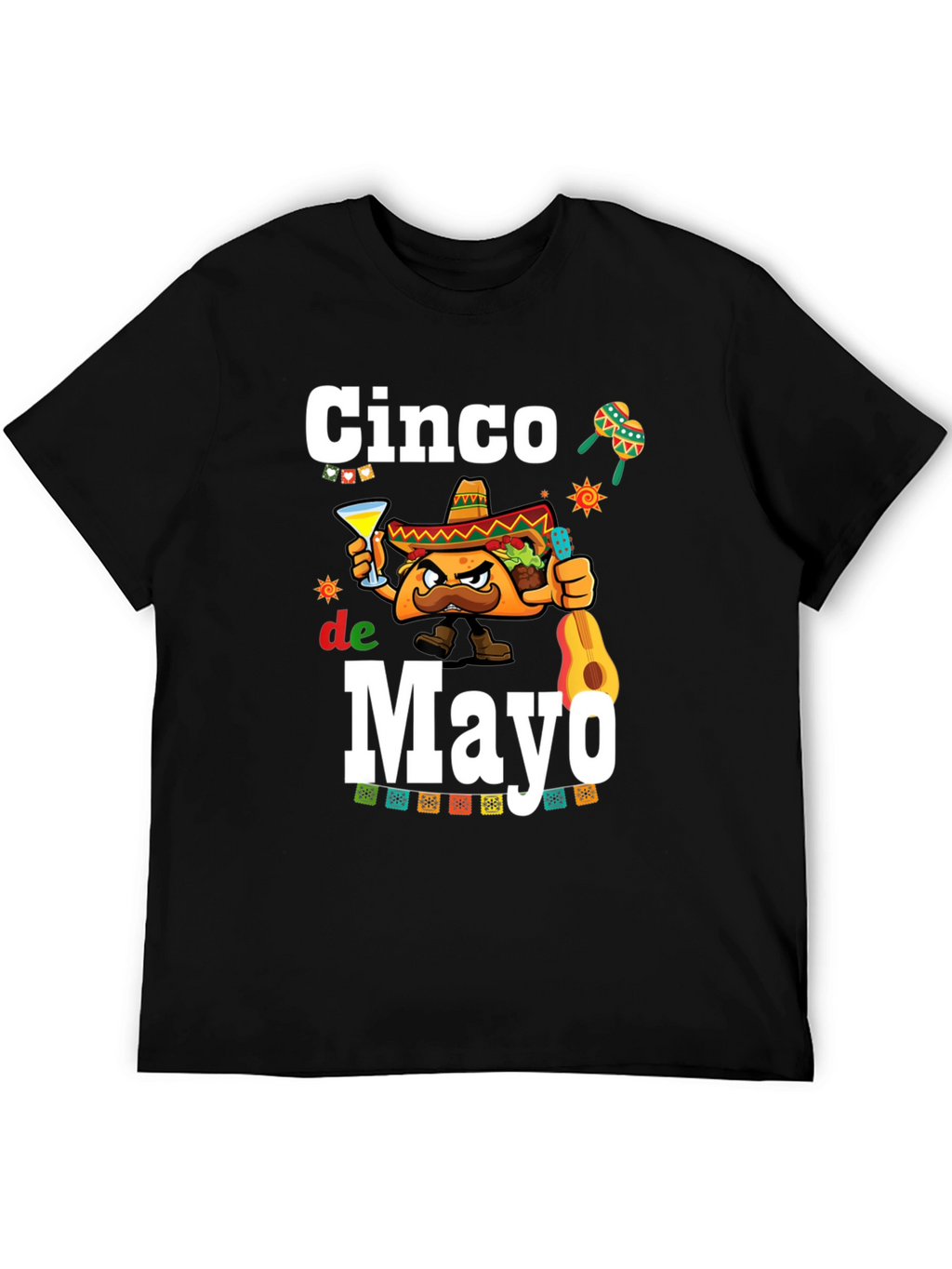 Cinco de Mayo T-Shirt - Taco Fiesta Party Tee