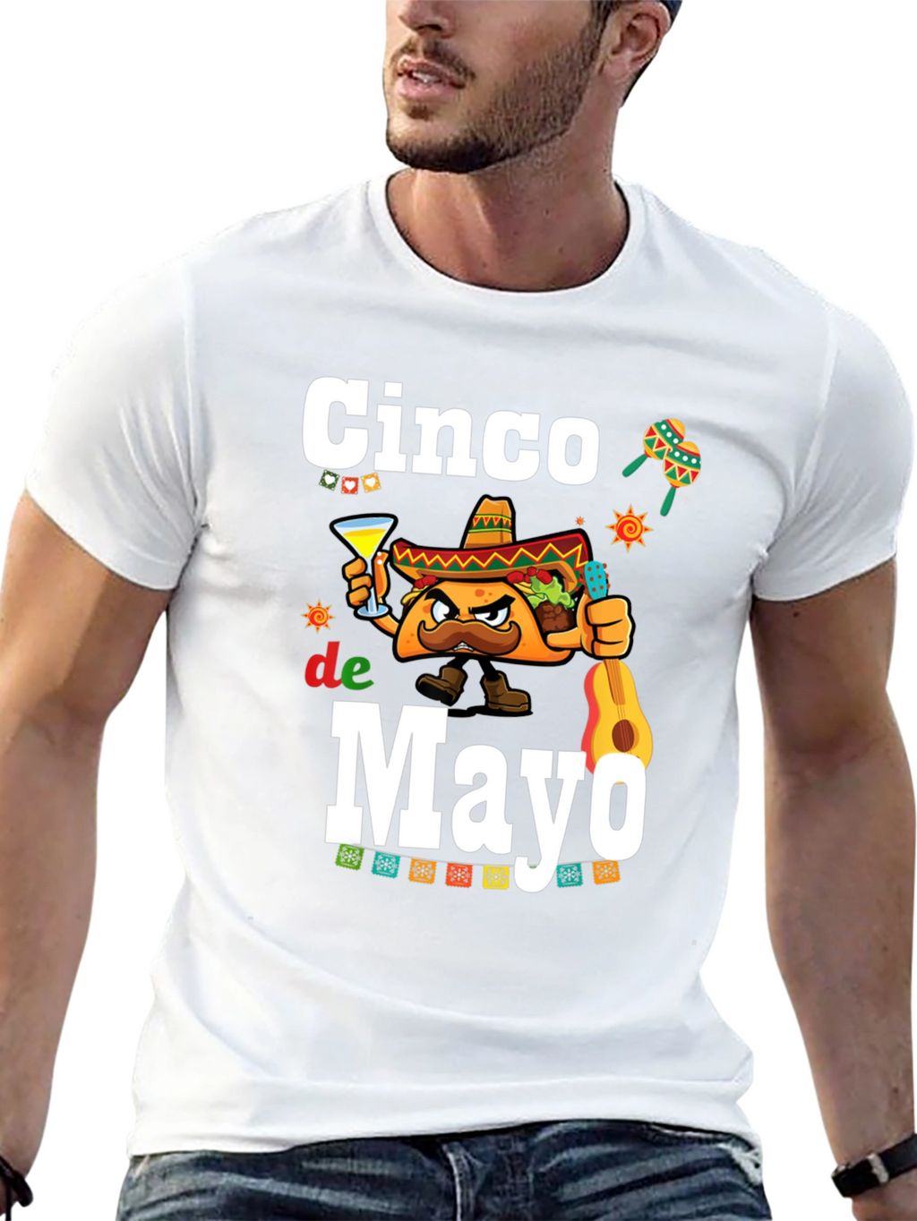 Cinco de Mayo T-Shirt - Taco Fiesta Party Tee