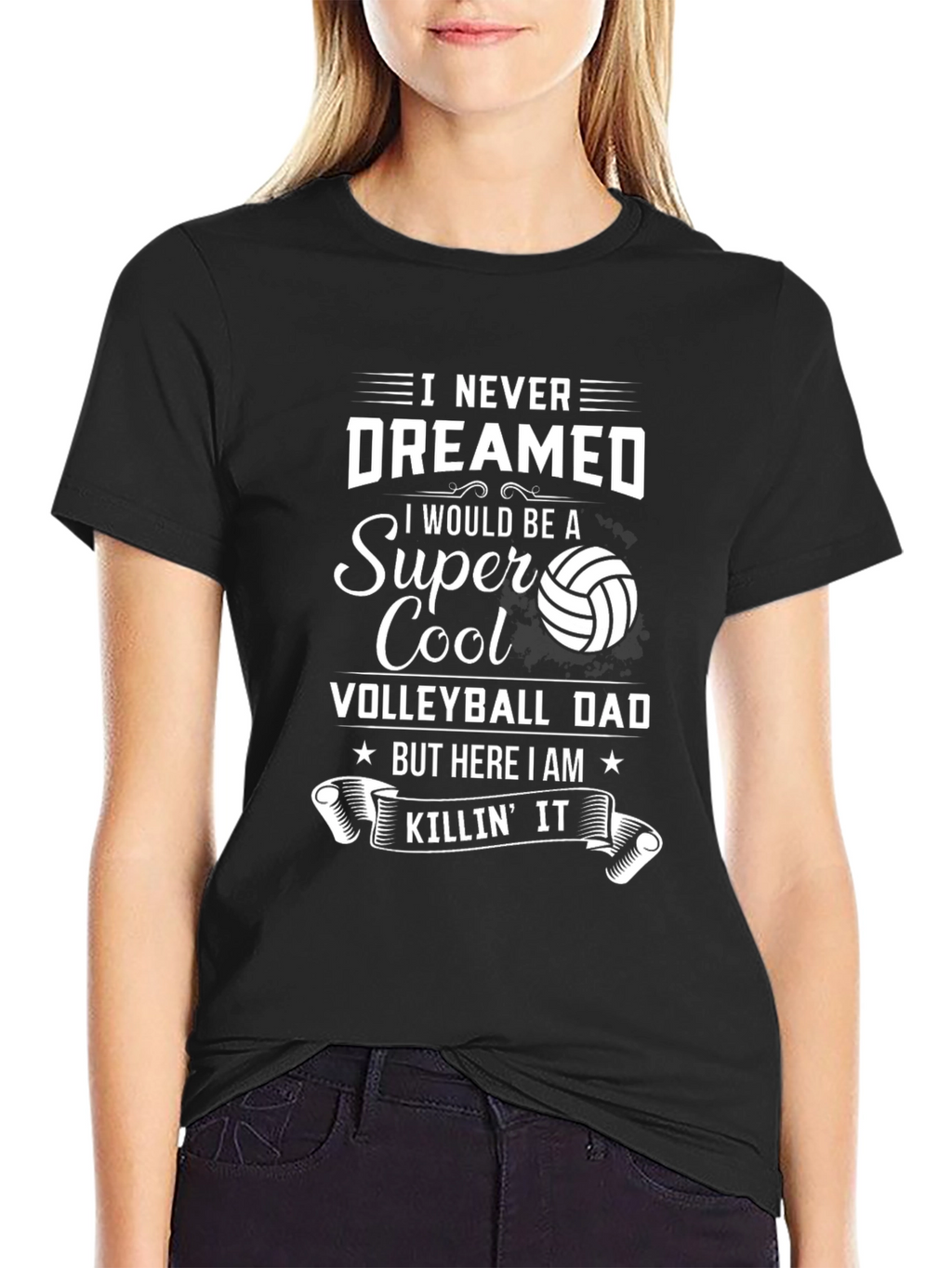 Super Cool Volleyball Dad T-Shirt