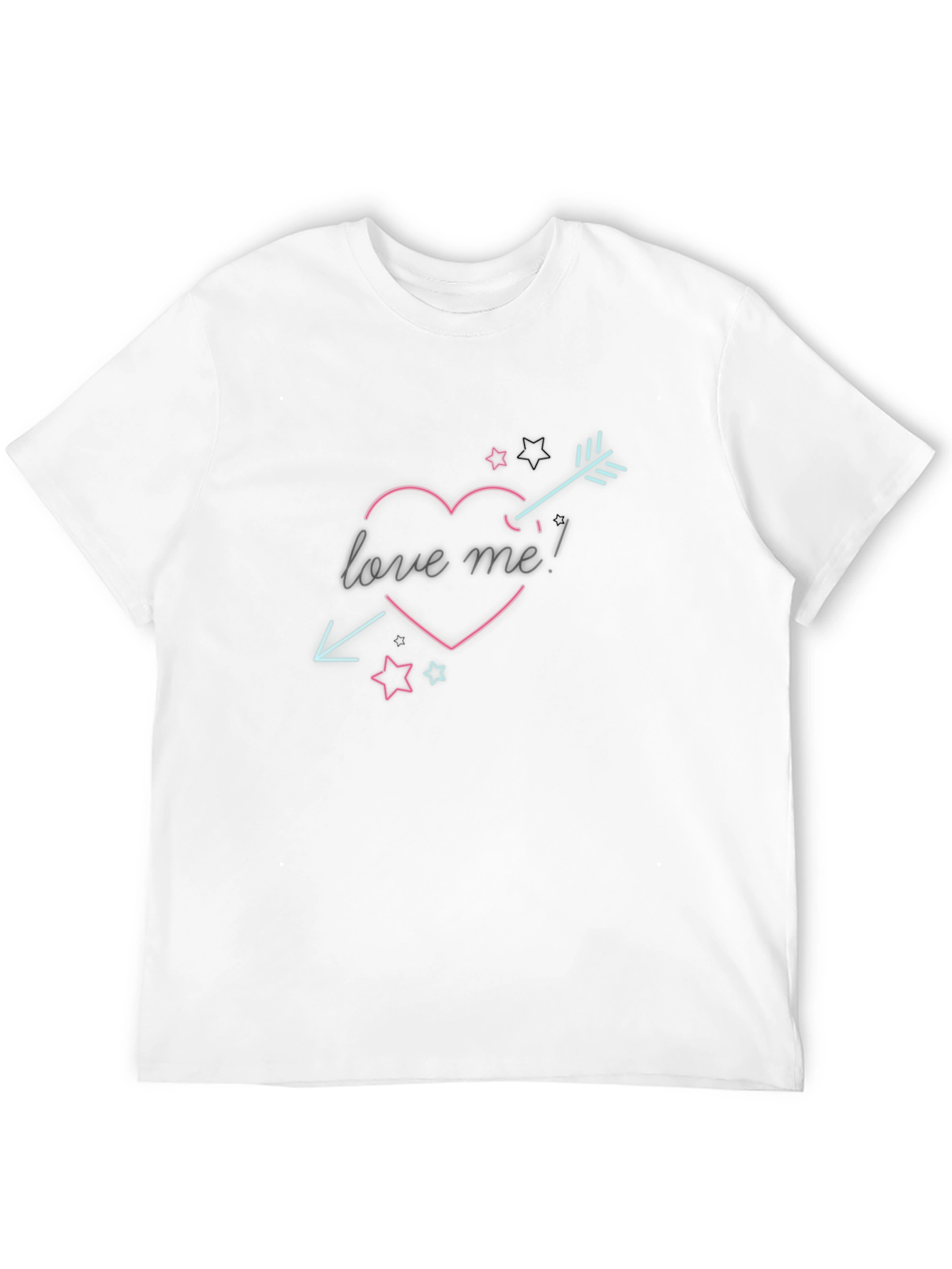 Love Me! T-Shirt Heart Arrow Graphic Tee