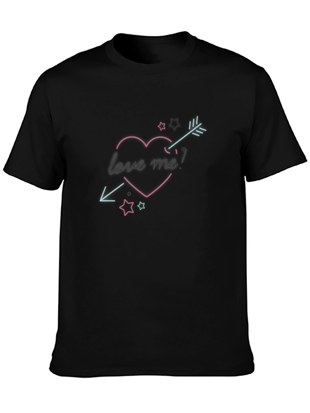 Love Me! T-Shirt Heart Arrow Graphic Tee