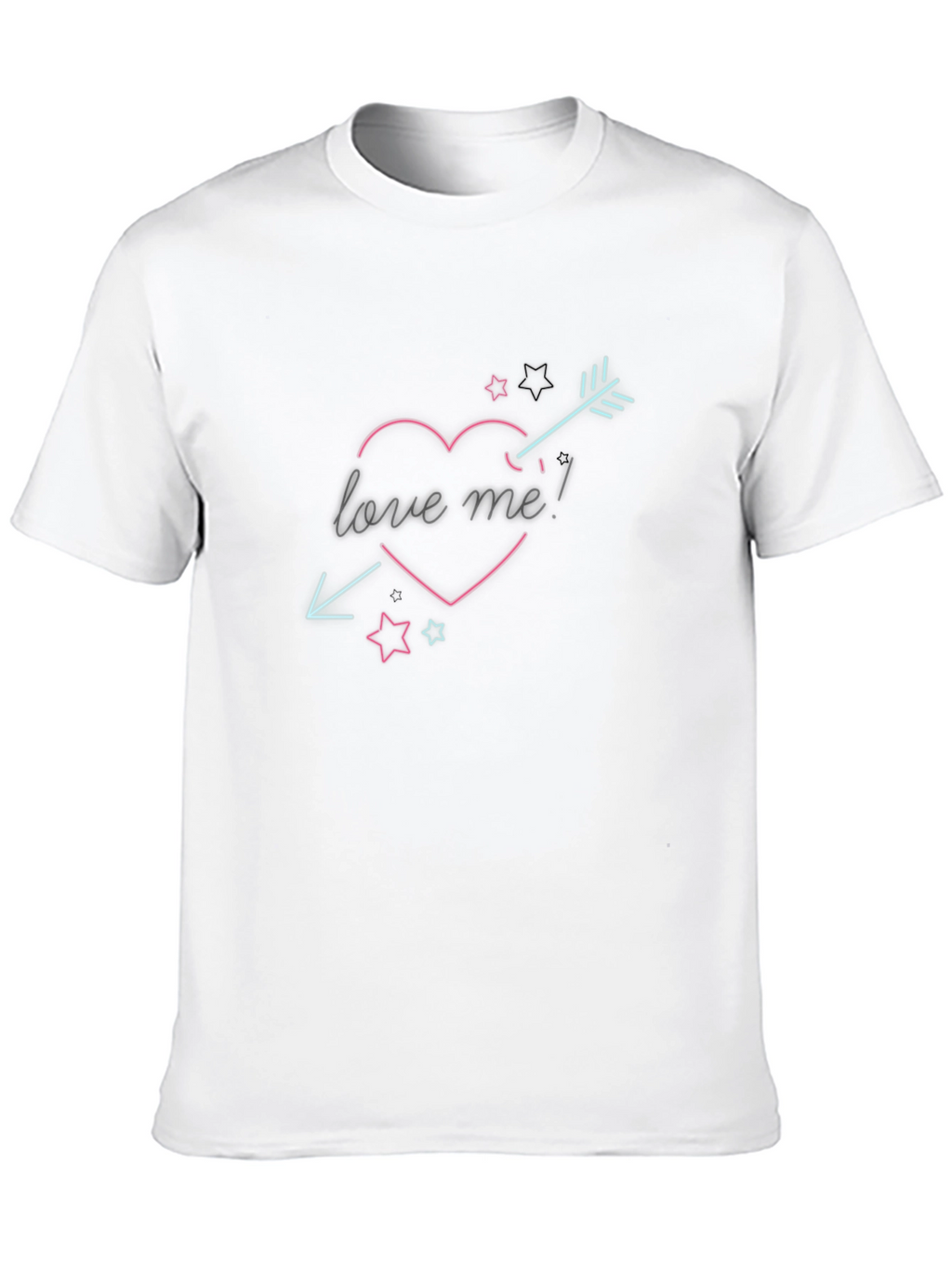 Love Me! T-Shirt Heart Arrow Graphic Tee