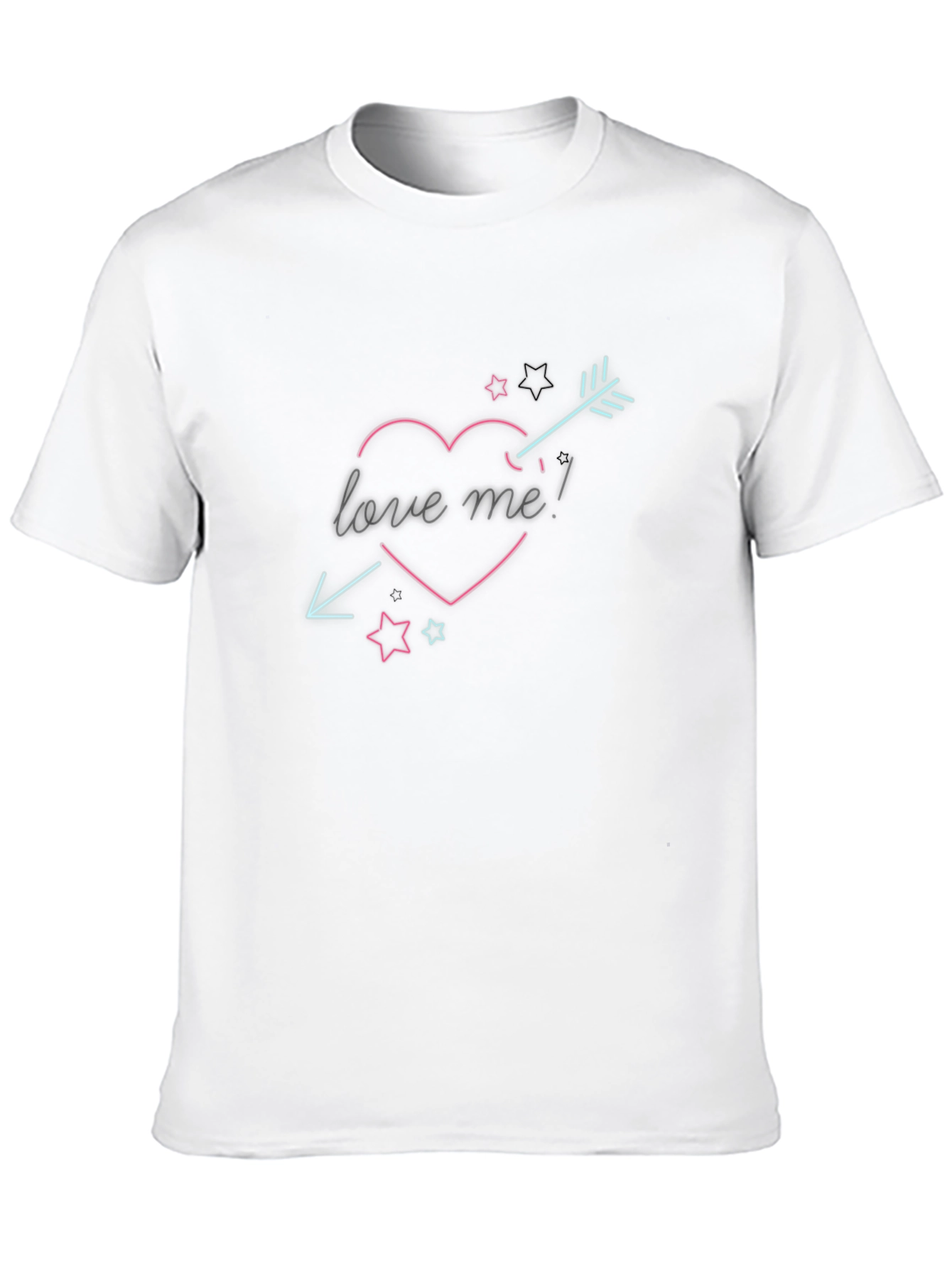 Love Me! T-Shirt Heart Arrow Graphic Tee