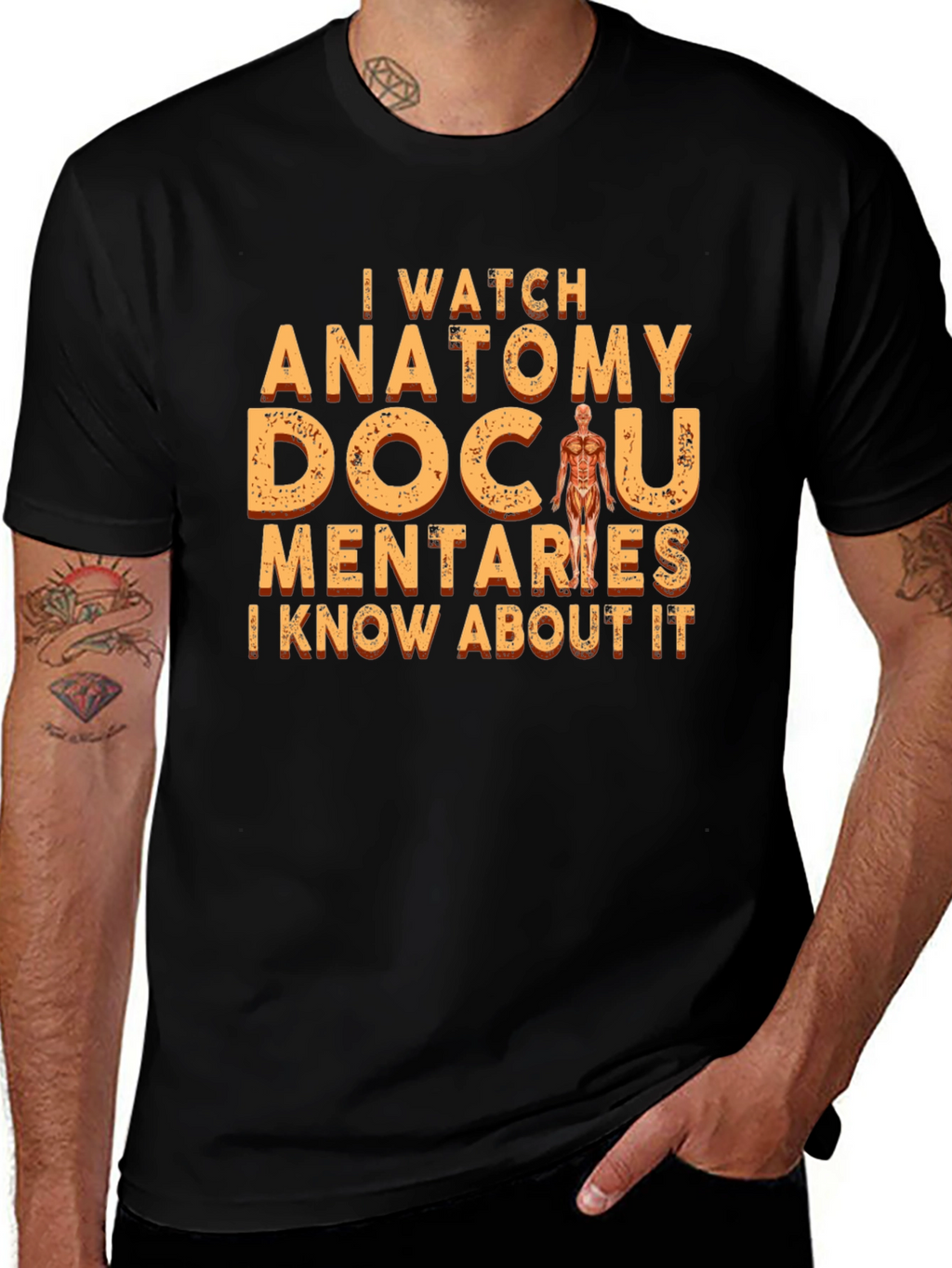 Anatomy Documentaries Graphic T-Shirt