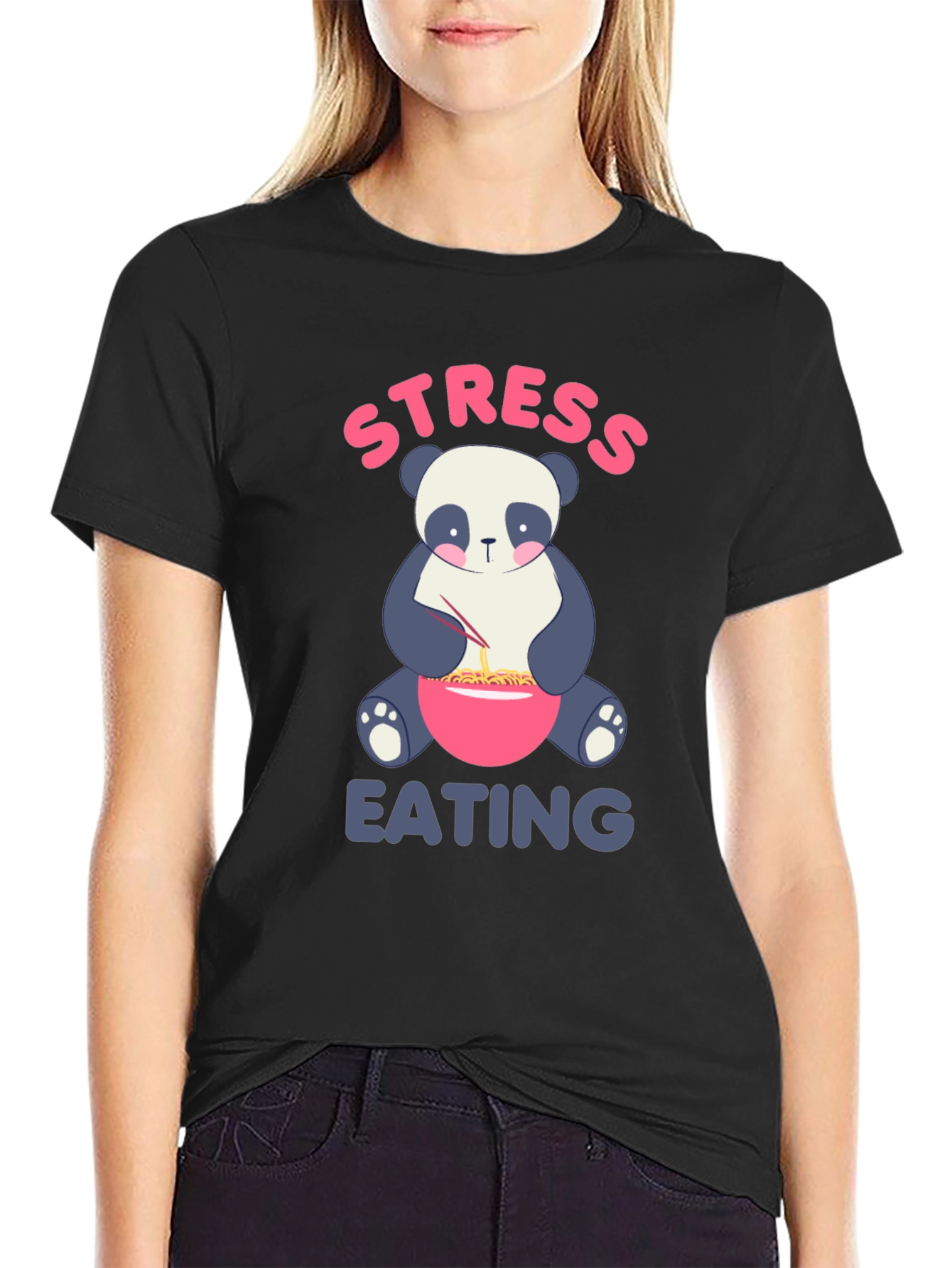 Stress Eating Panda T-Shirt