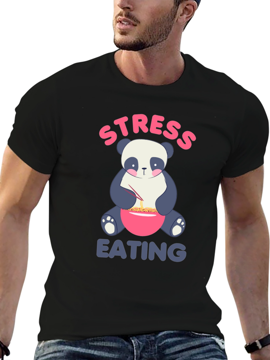 Stress Eating Panda T-Shirt