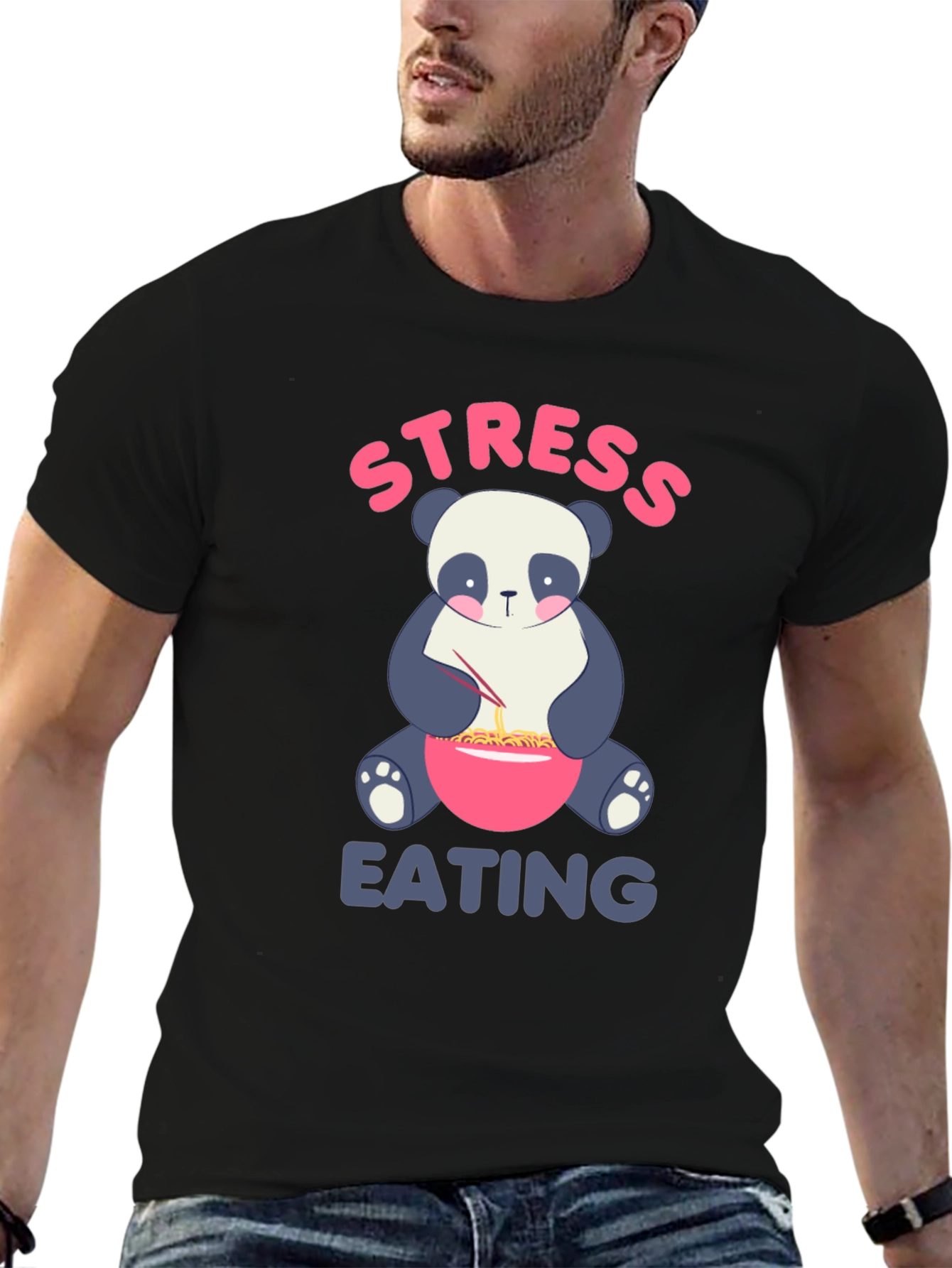 Stress Eating Panda T-Shirt