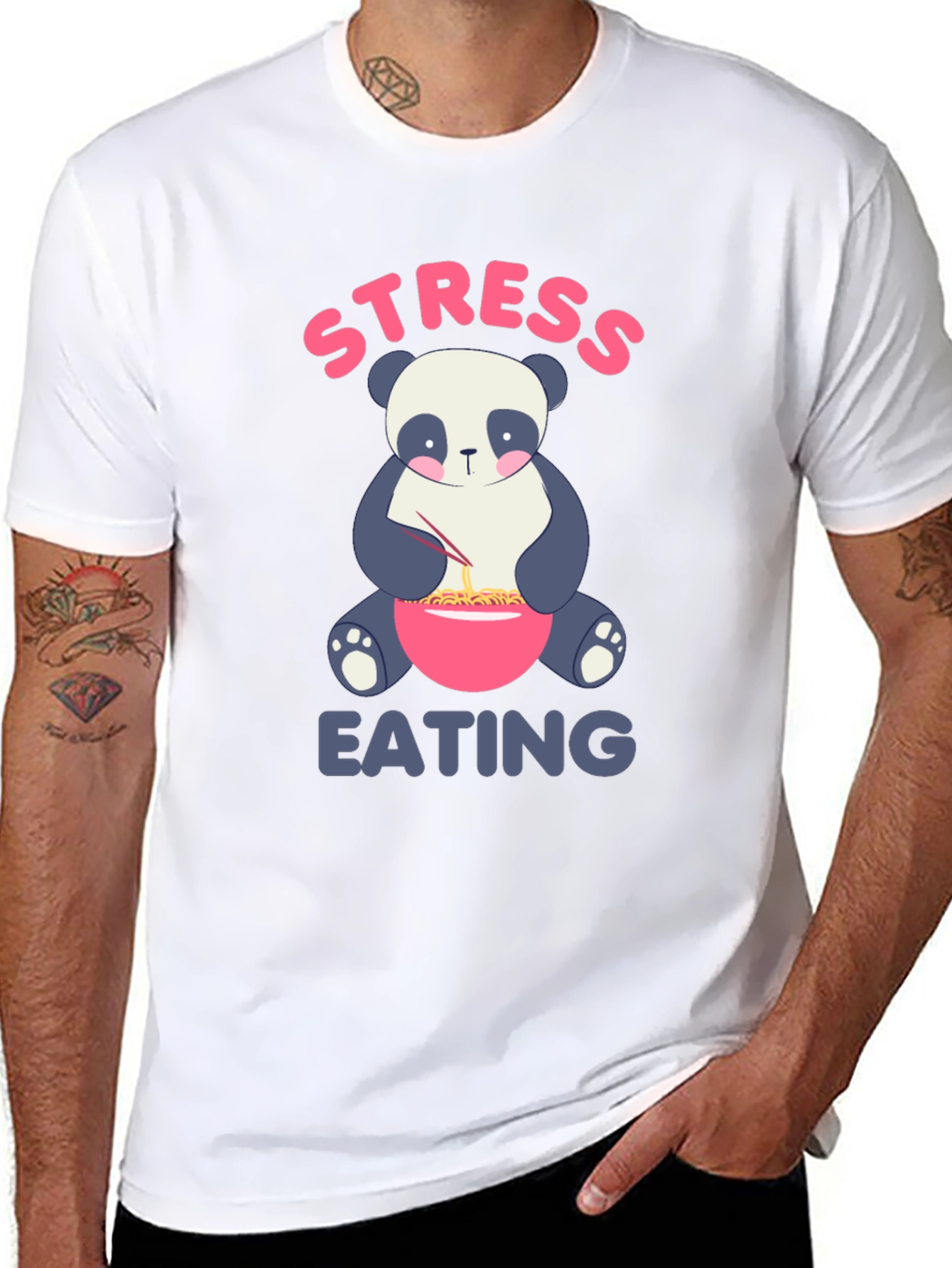 Stress Eating Panda T-Shirt