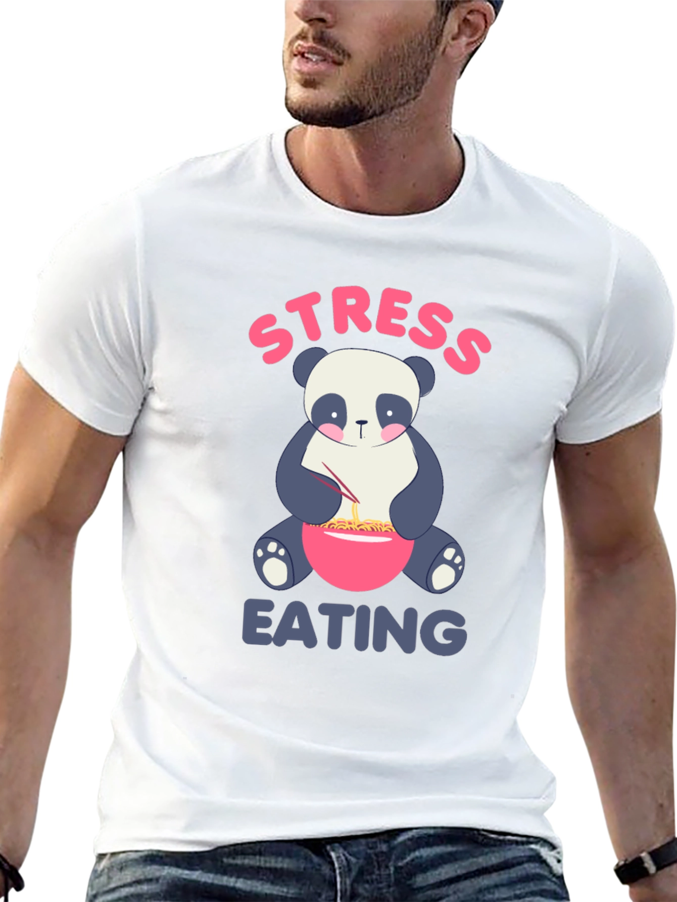 Stress Eating Panda T-Shirt