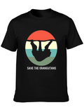 Save the Orangutans T-Shirt - Retro Design