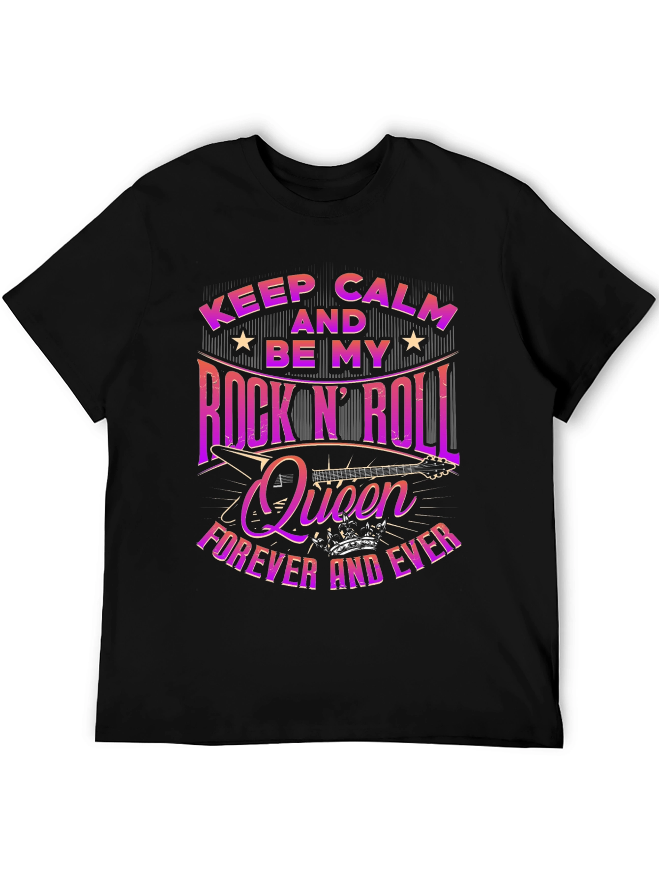 Rock n Roll Queen Graphic Tee - Music Lover T-Shirt