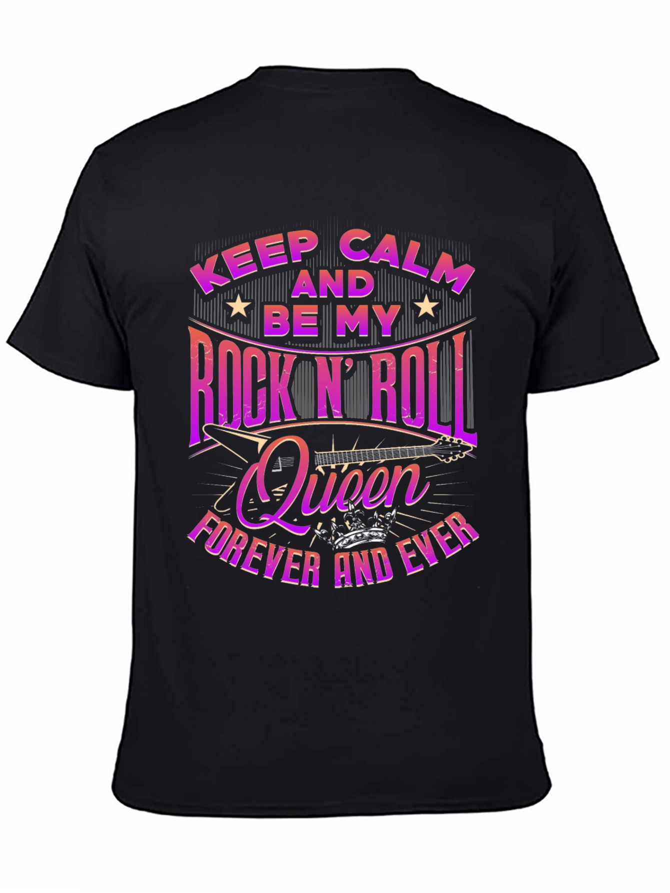 Rock n Roll Queen Graphic Tee - Music Lover T-Shirt