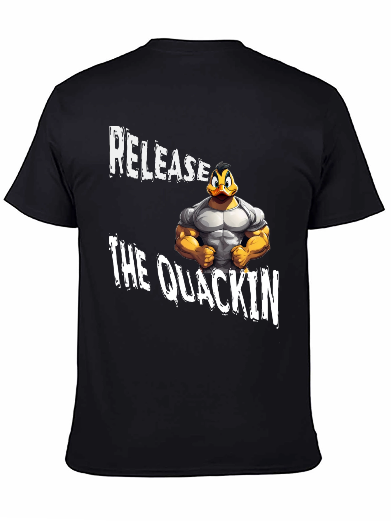 Release the Quackin Black Graphic T-Shirt
