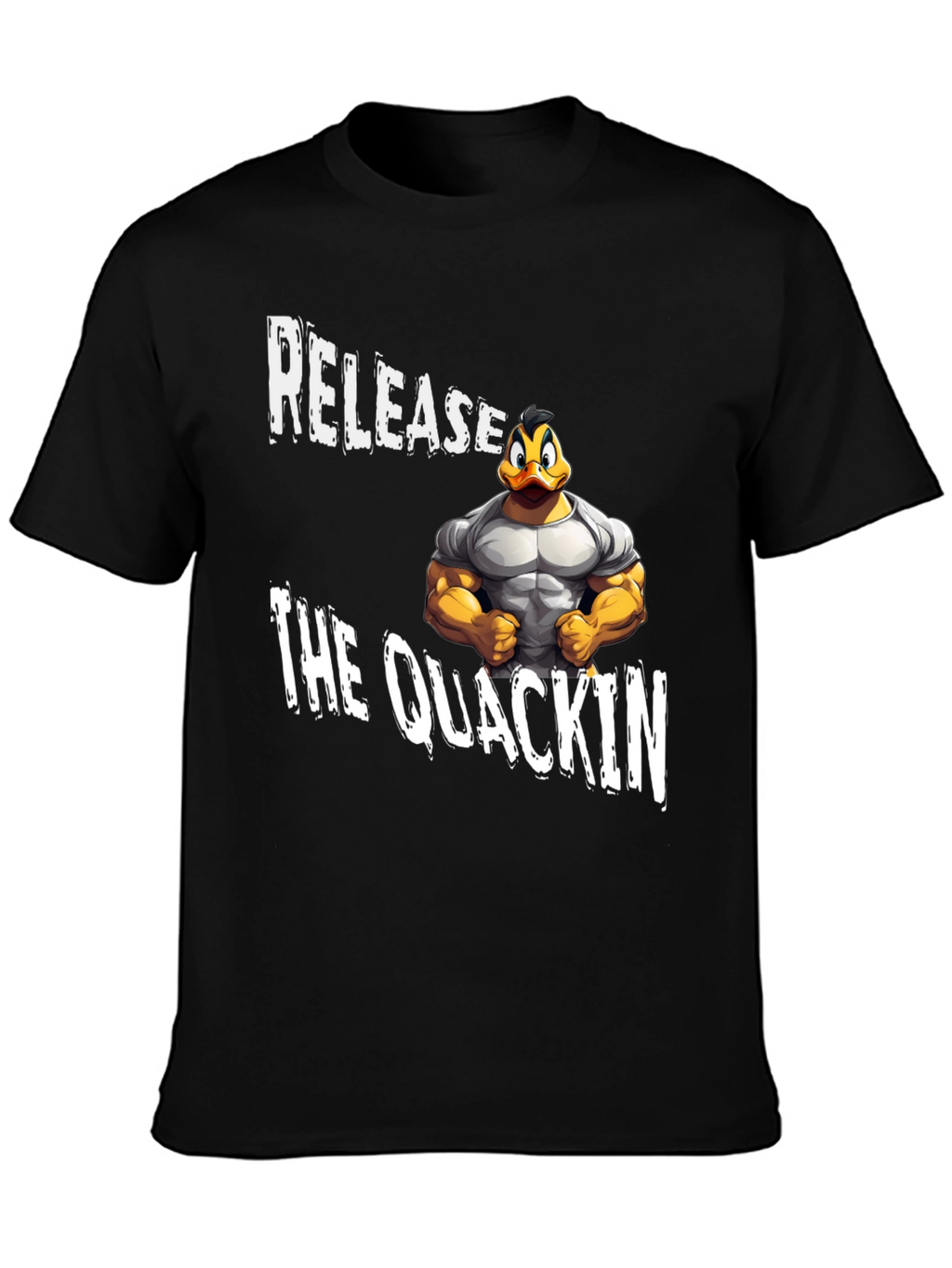 Release the Quackin Black Graphic T-Shirt