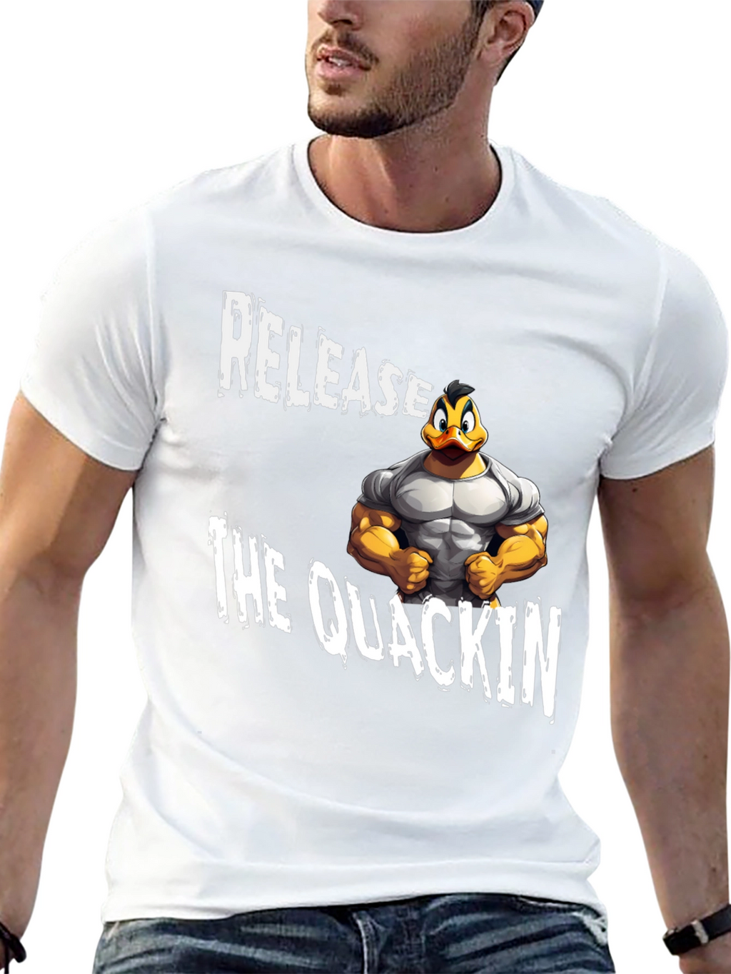 Release the Quackin Black Graphic T-Shirt