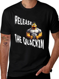 Release the Quackin Black Graphic T-Shirt