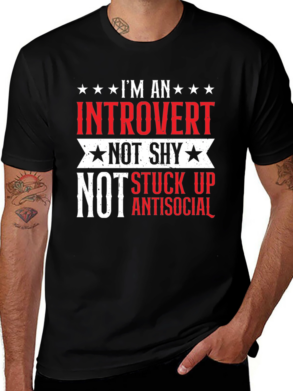 Introvert Not Shy T-Shirt