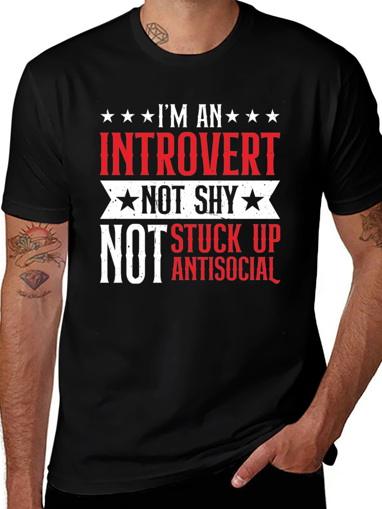 Introvert Not Shy T-Shirt
