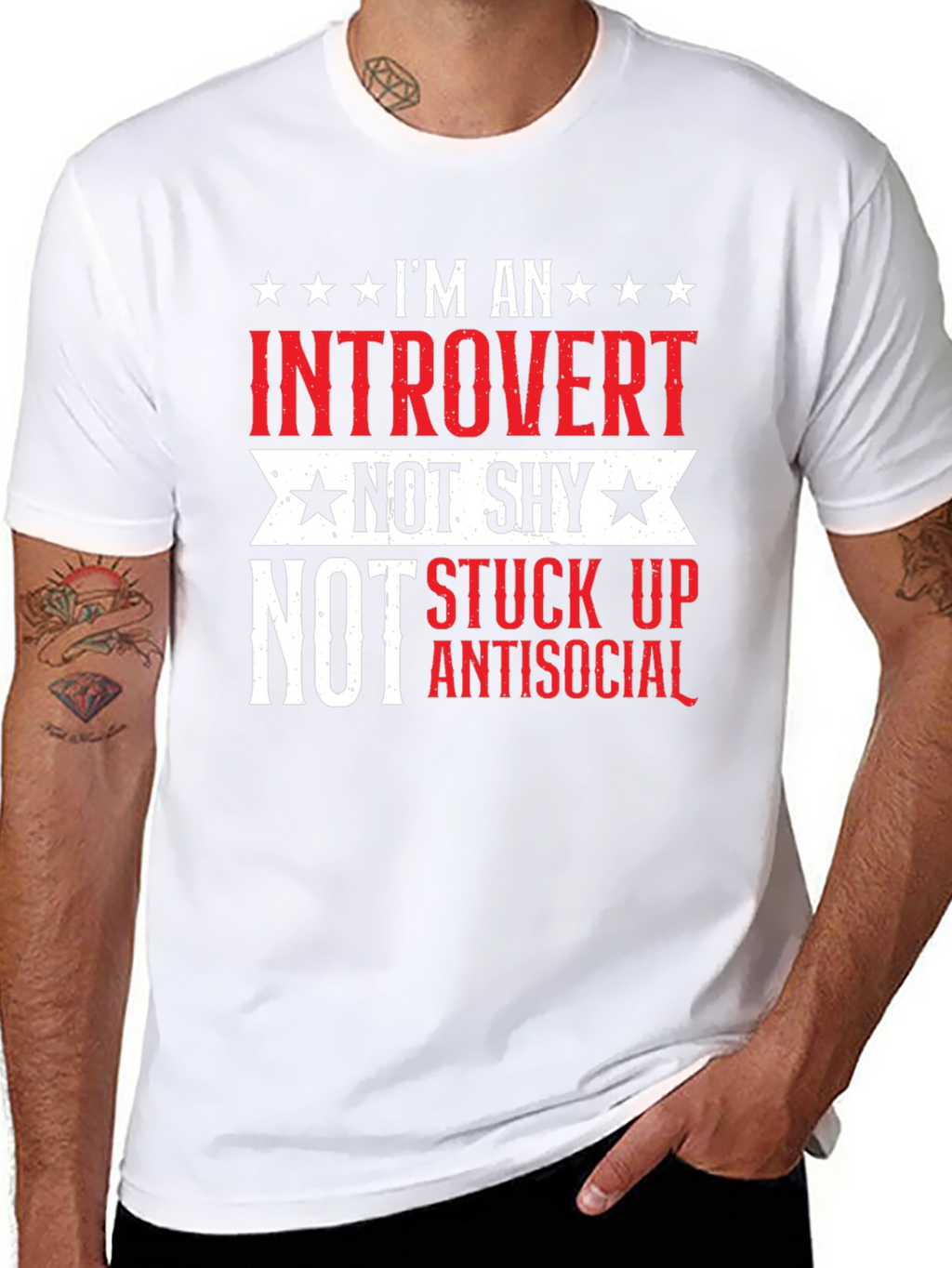 Introvert Not Shy T-Shirt