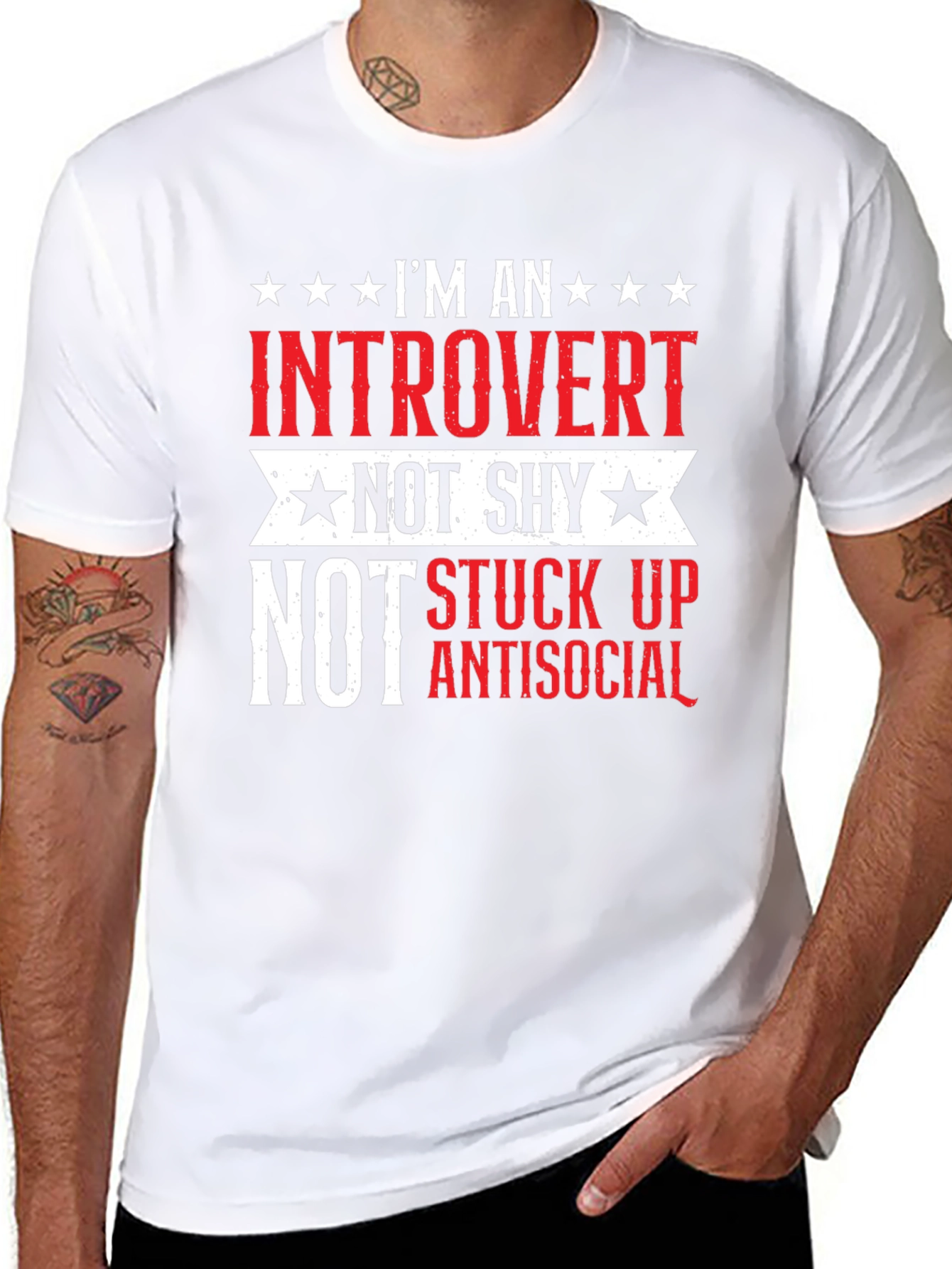 Introvert Not Shy T-Shirt