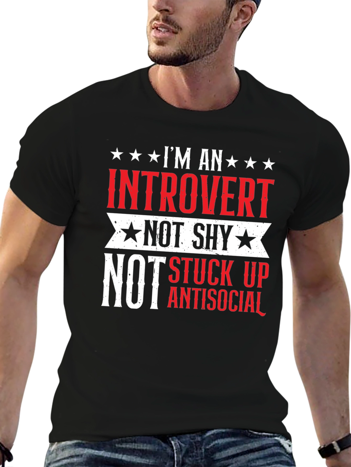 Introvert Not Shy T-Shirt