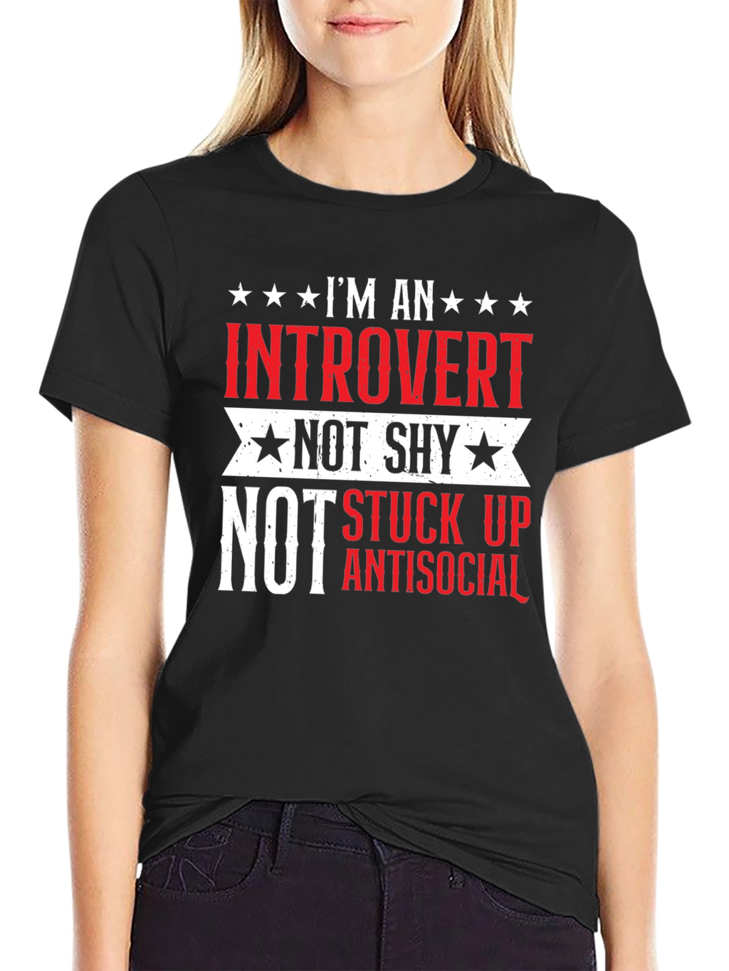 Introvert Not Shy T-Shirt