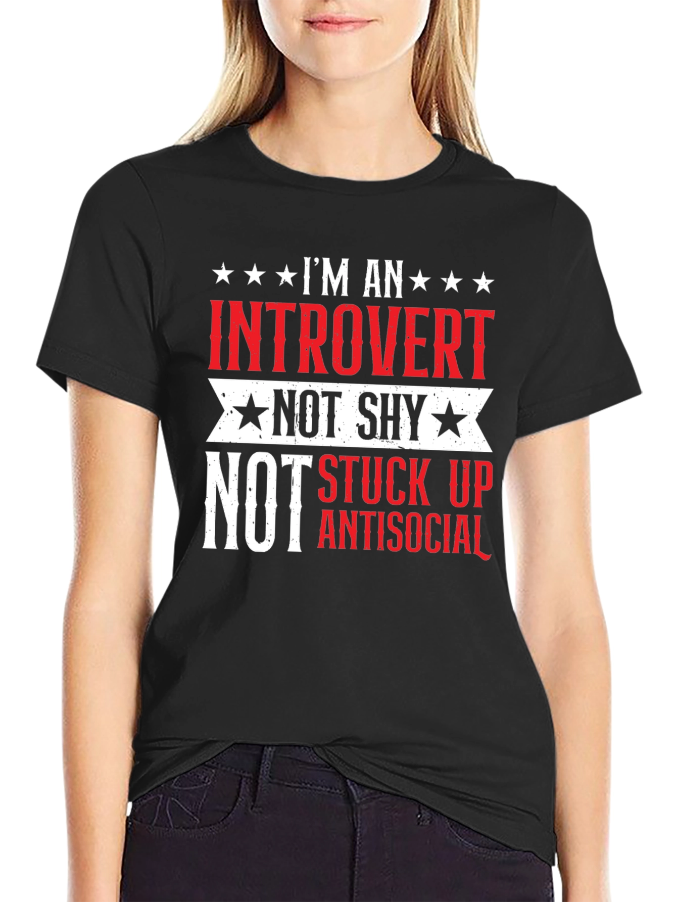Introvert Not Shy T-Shirt