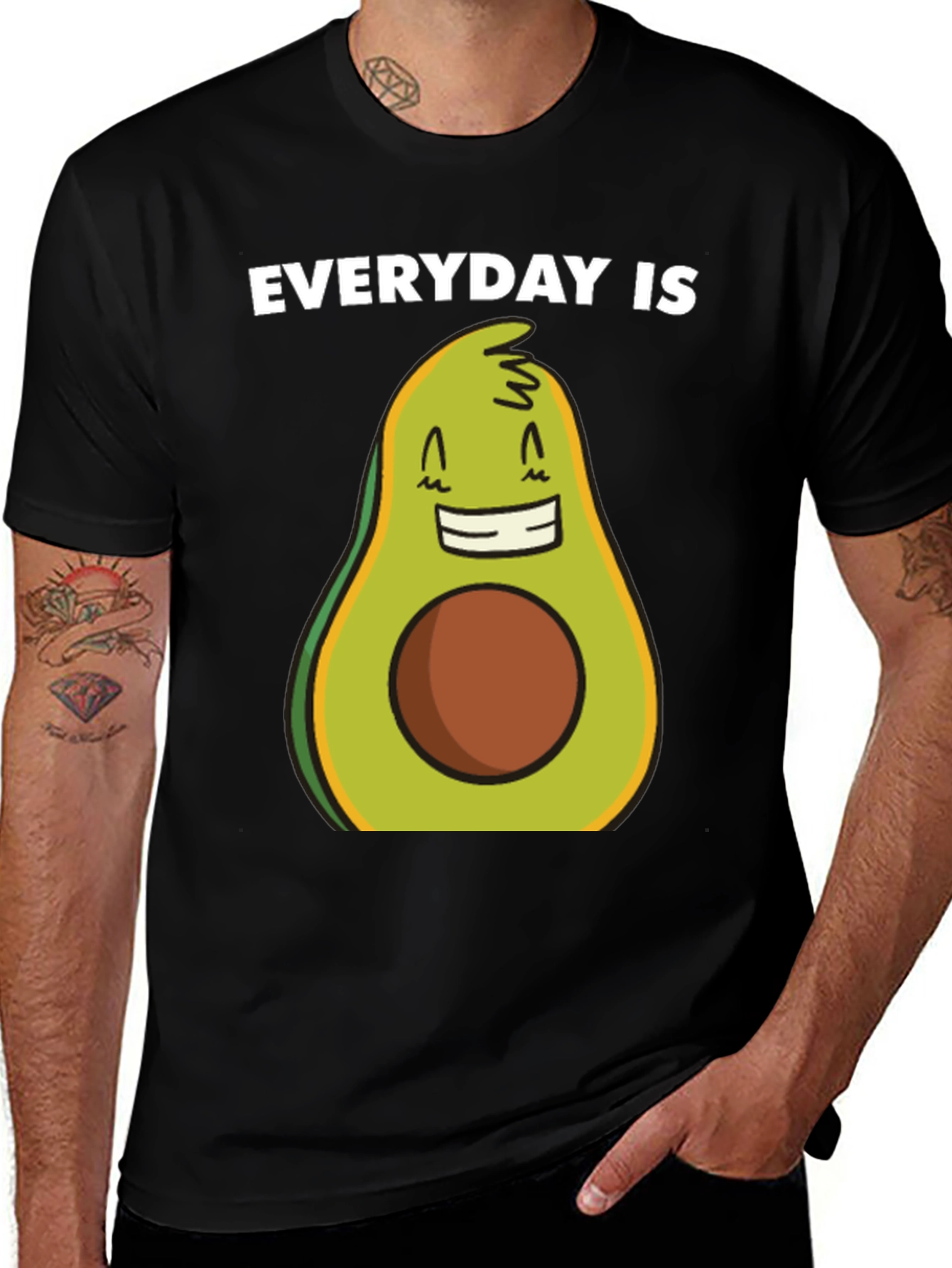 Everyday is Avocado T-Shirt - Funny Graphic Tee