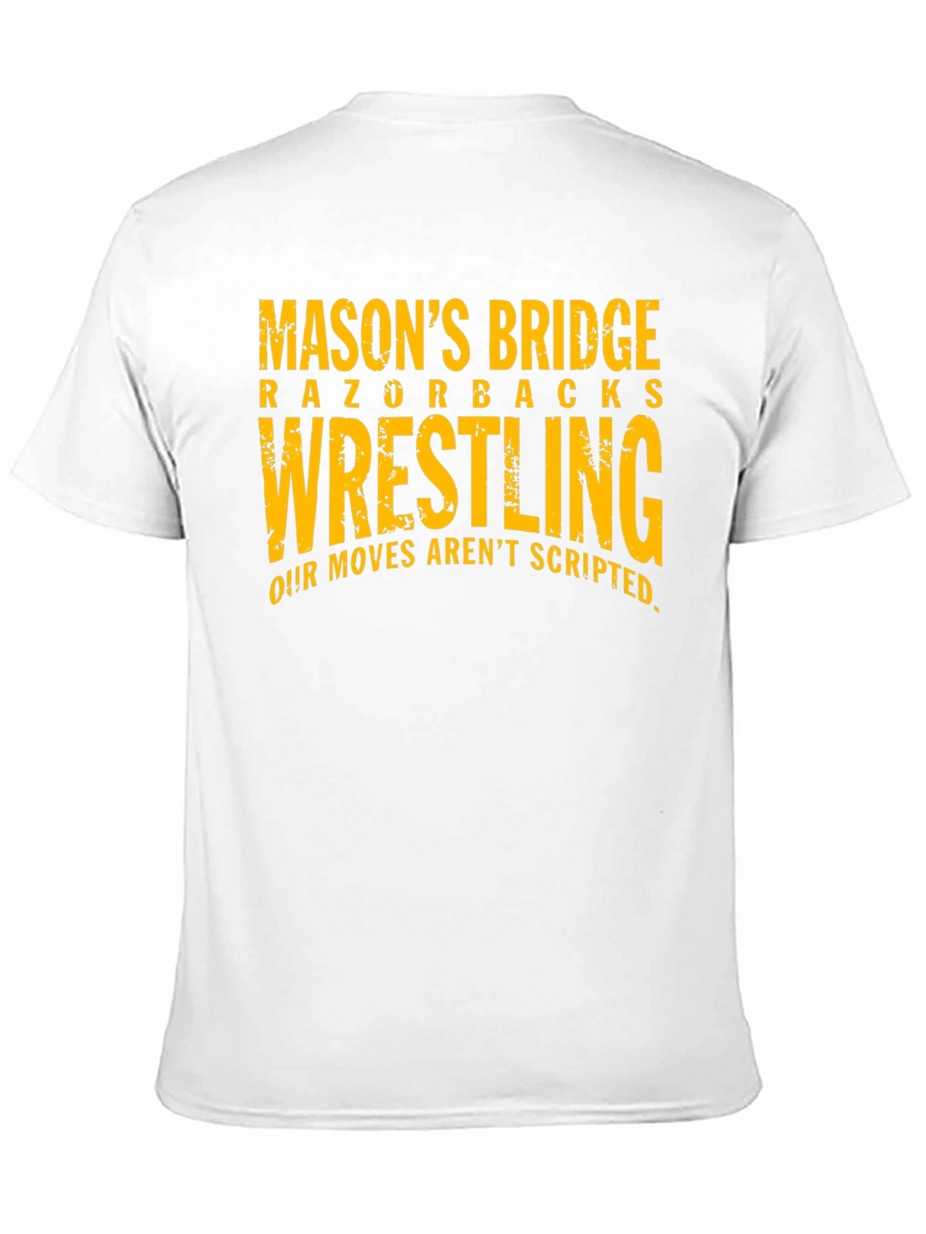 Masons Bridge Razorbacks Wrestling Black T-Shirt