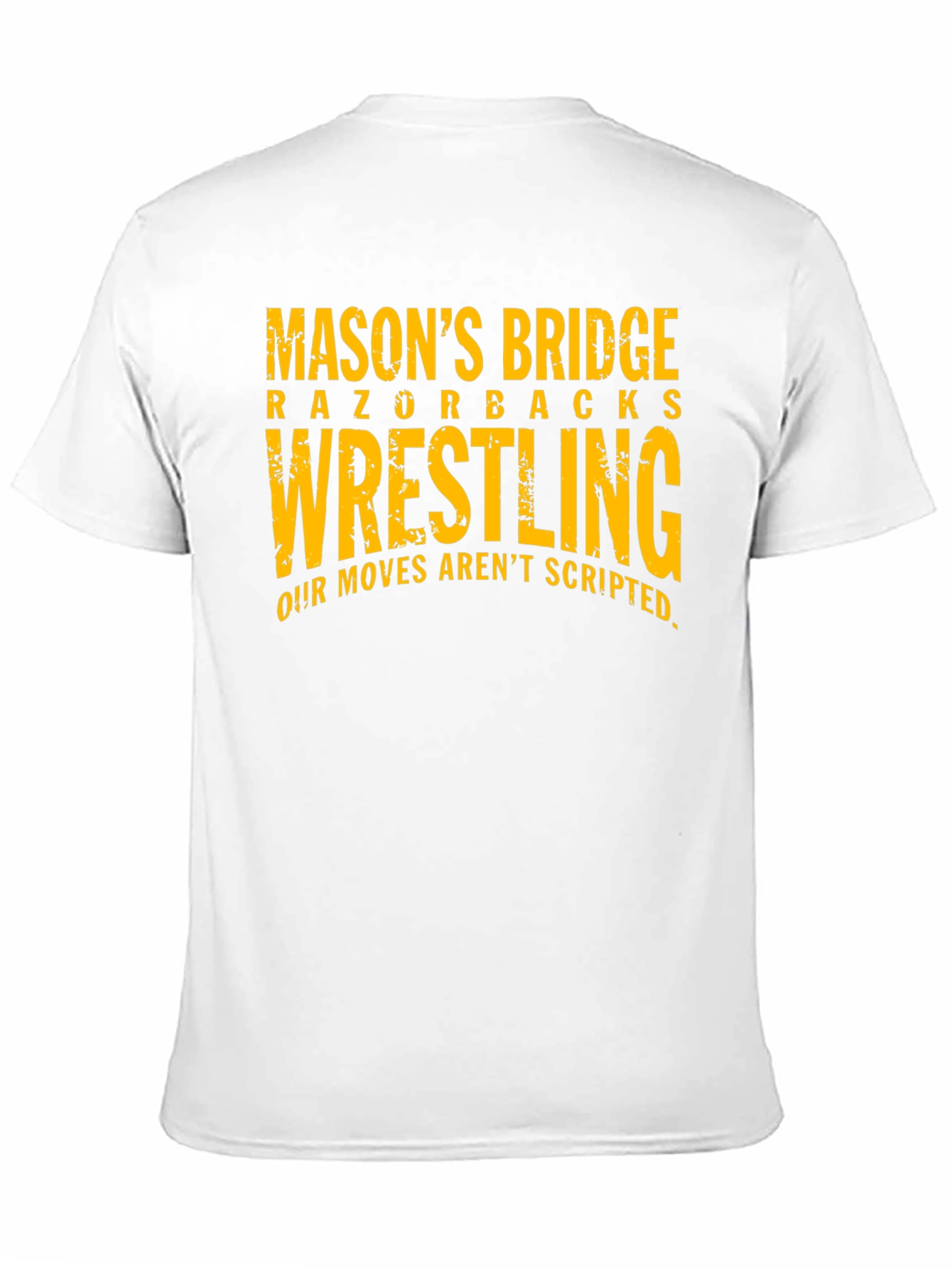 Masons Bridge Razorbacks Wrestling Black T-Shirt