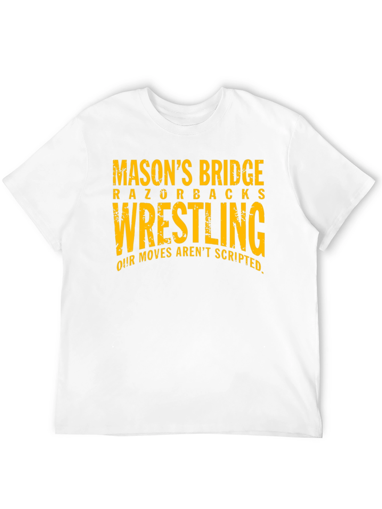Masons Bridge Razorbacks Wrestling Black T-Shirt
