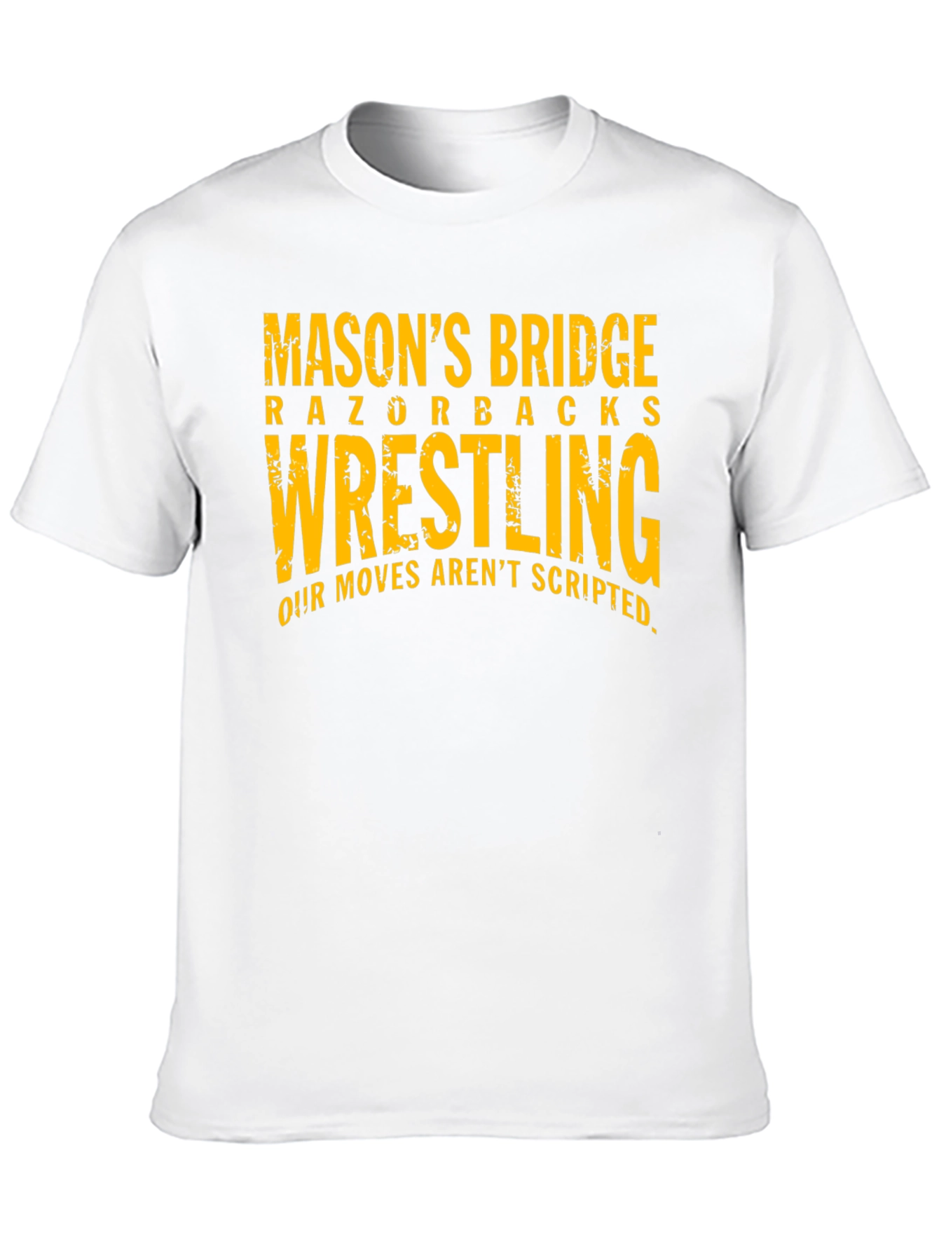 Masons Bridge Razorbacks Wrestling Black T-Shirt