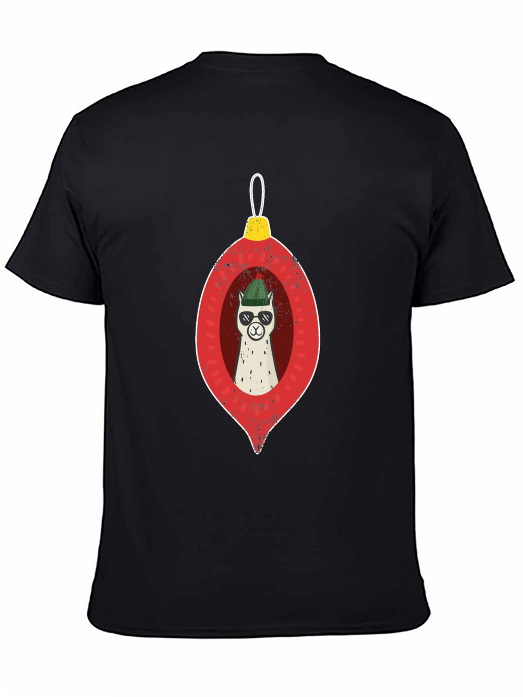 Llama Ornament Graphic Tee - Holiday Cheer!