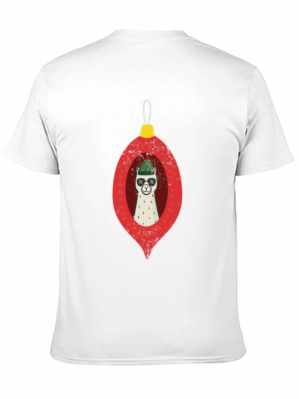 Llama Ornament Graphic Tee - Holiday Cheer!