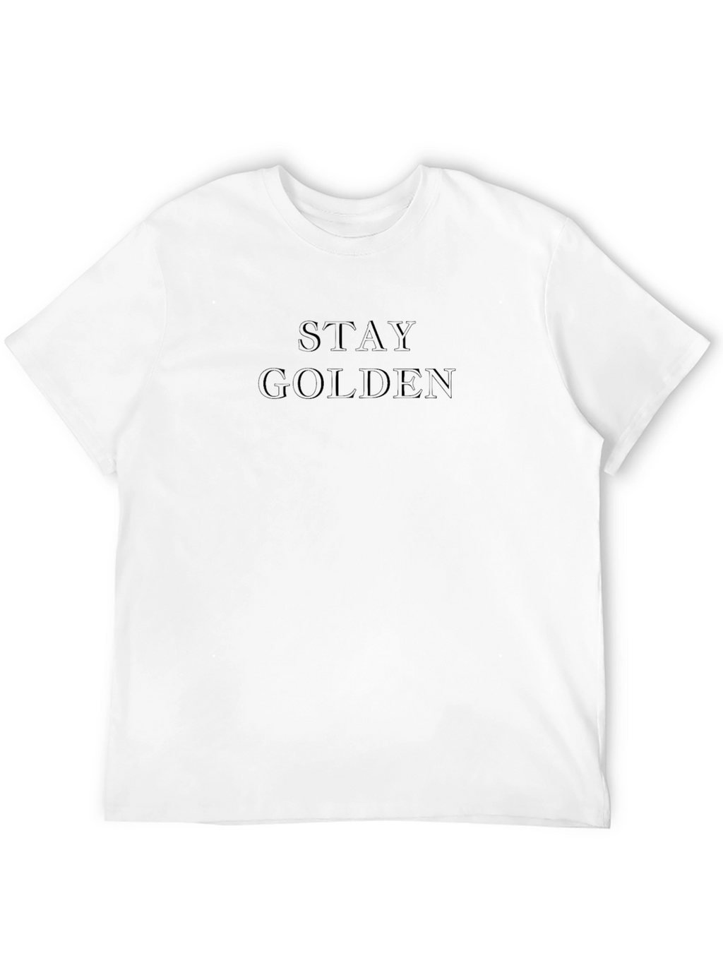 Stay Golden Black Graphic Tee