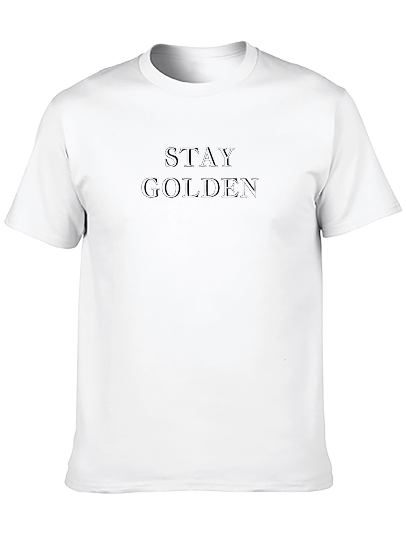 Stay Golden Black Graphic Tee