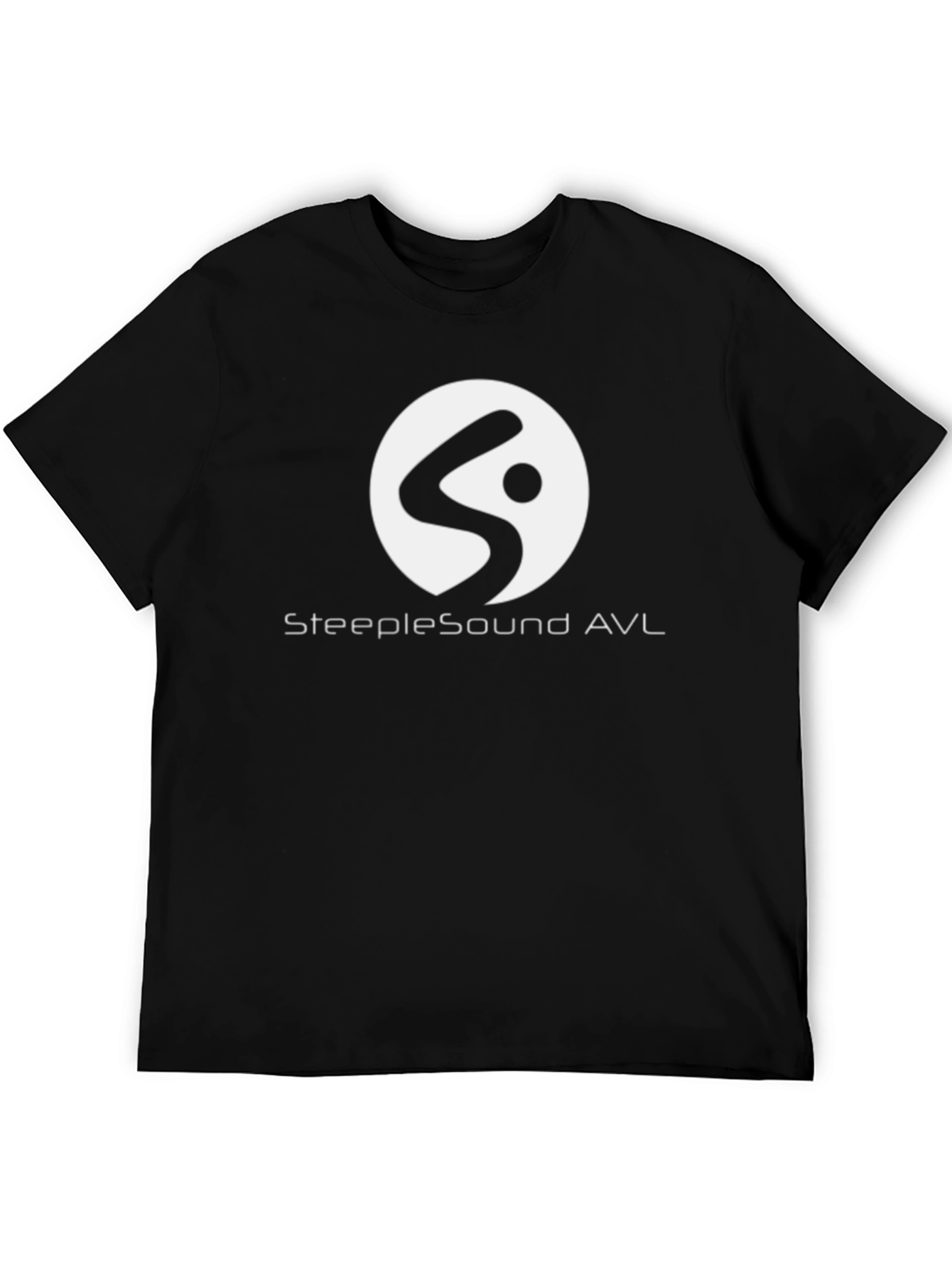 SteepleSound AVL Black T-Shirt with Logo