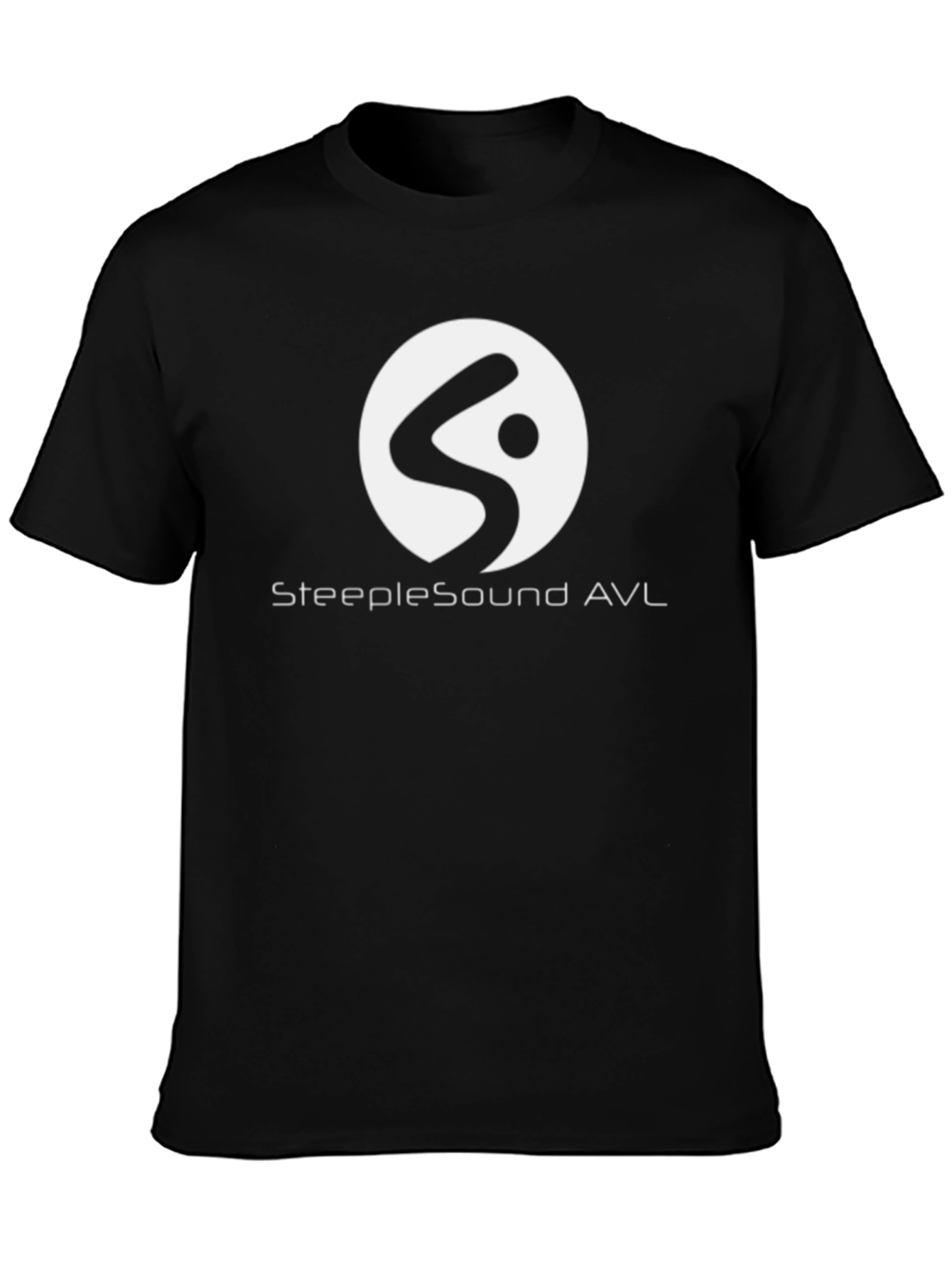 SteepleSound AVL Black T-Shirt with Logo