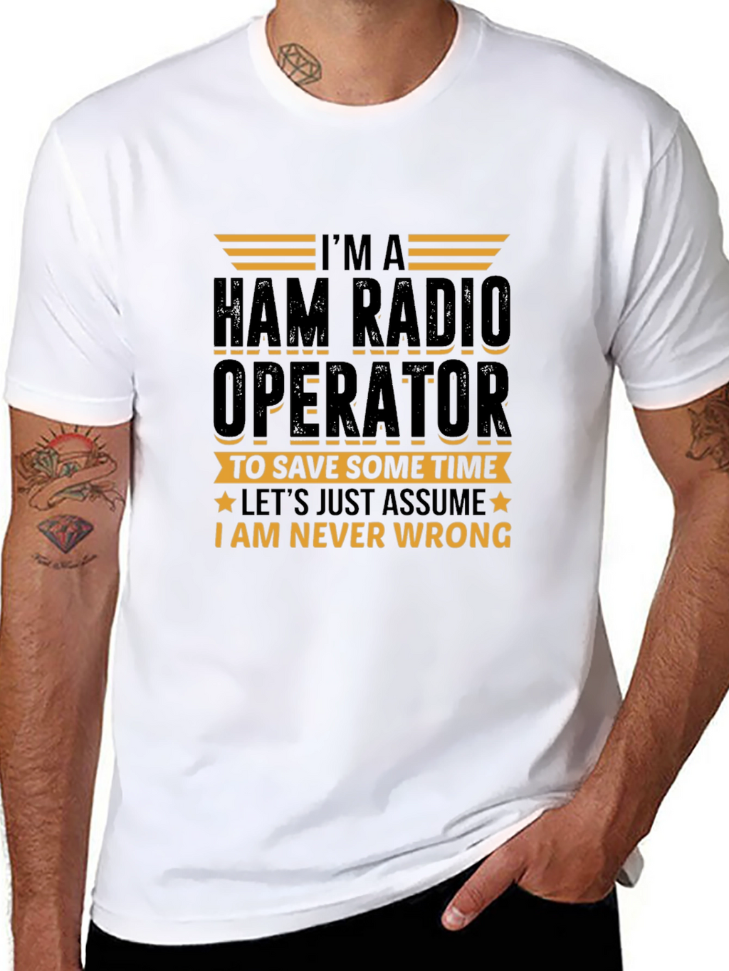 Ham Radio Operator T-Shirt - Never Wrong Gift!