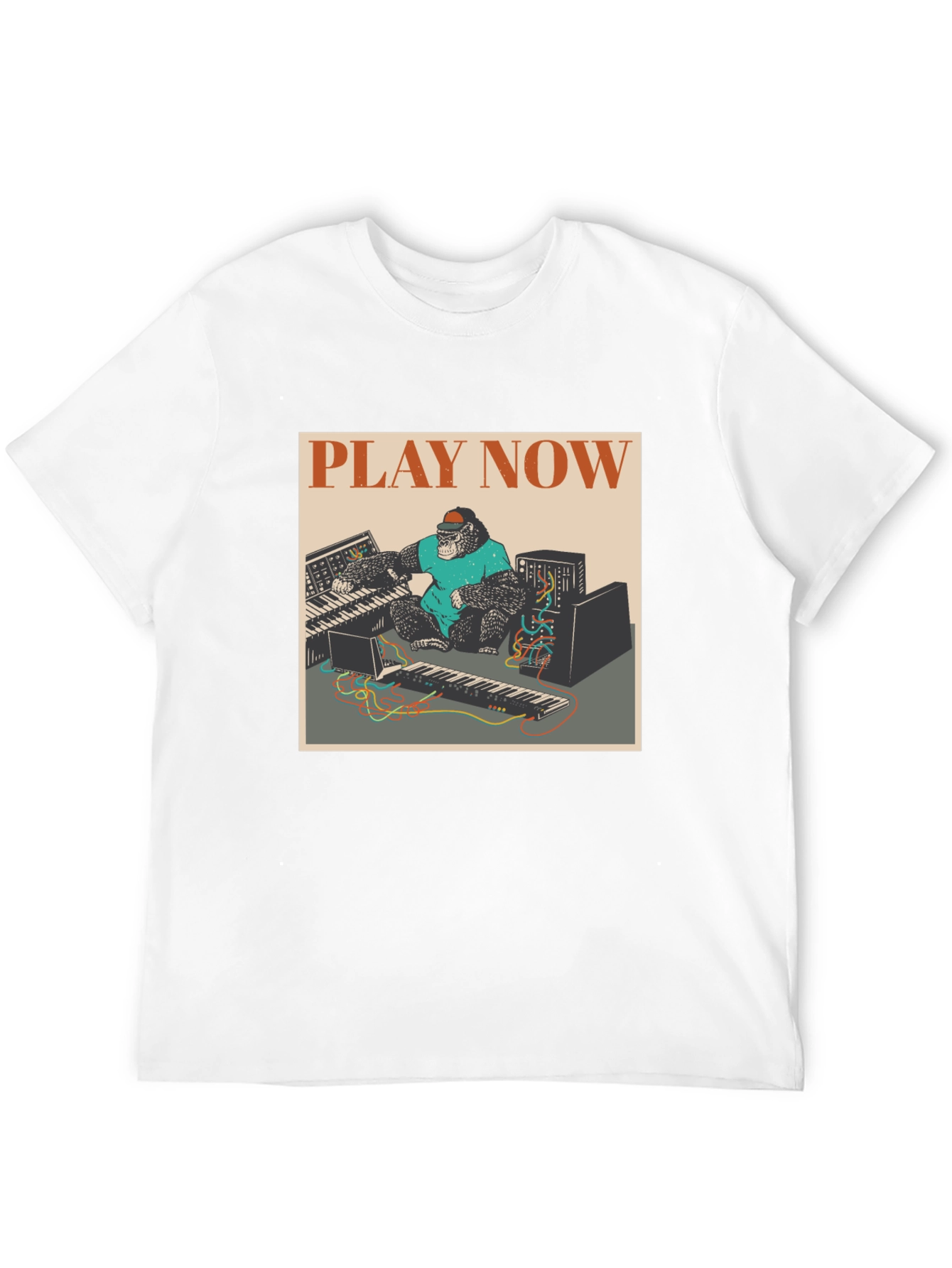 Play Now Gorilla Graphic Tee - Black