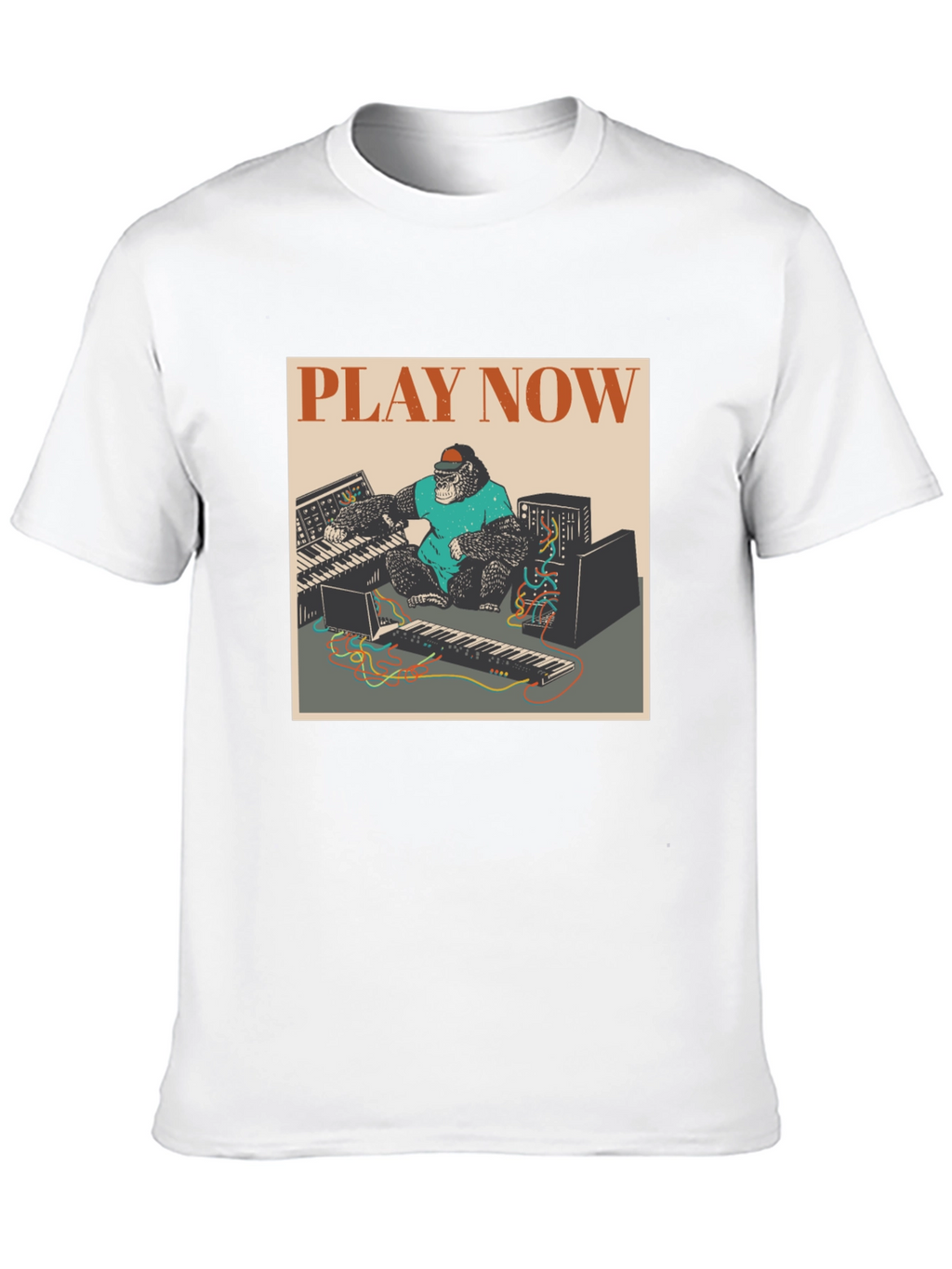 Play Now Gorilla Graphic Tee - Black