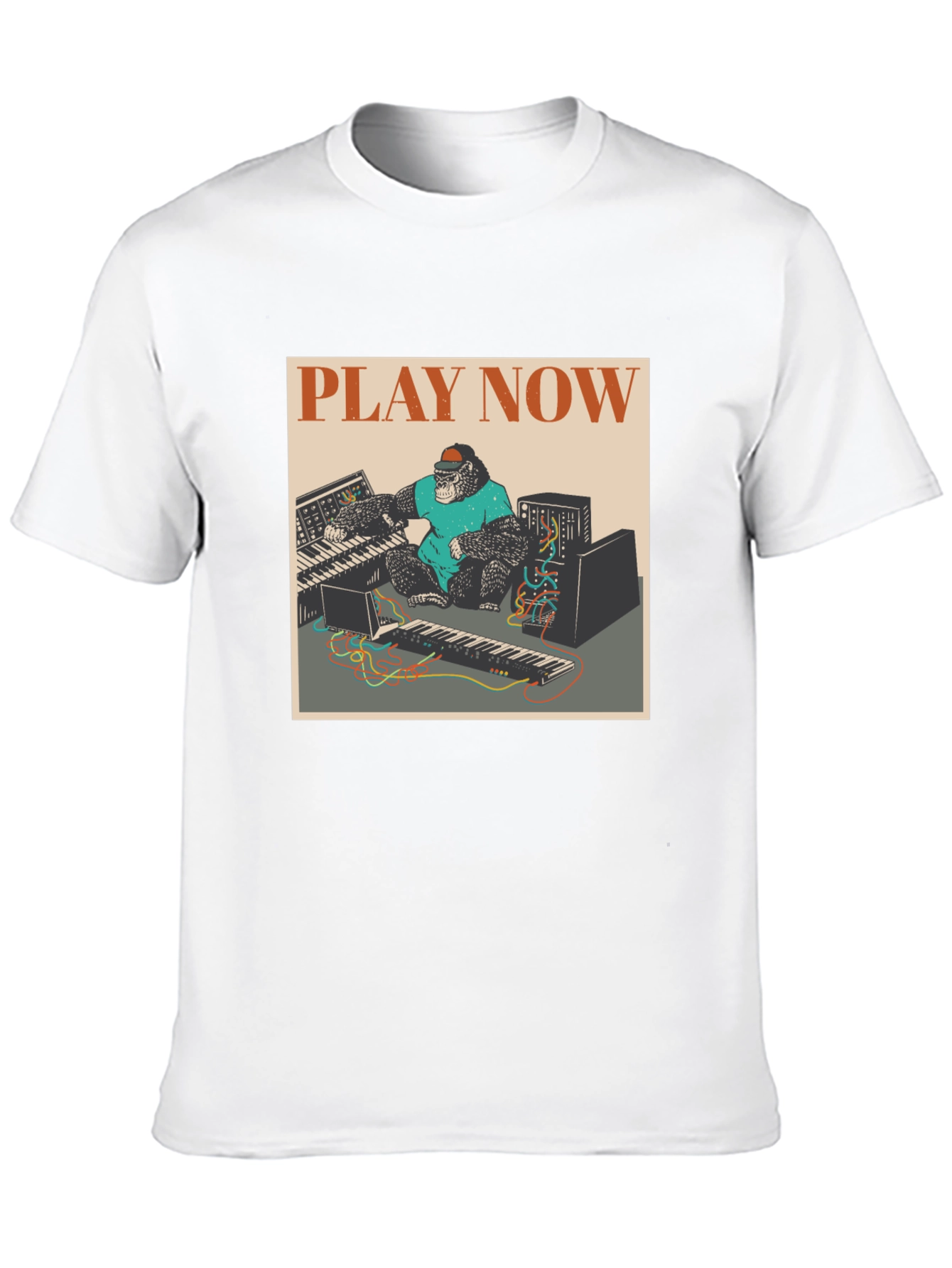 Play Now Gorilla Graphic Tee - Black
