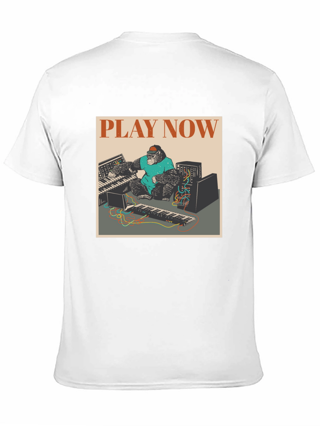 Play Now Gorilla Graphic Tee - Black