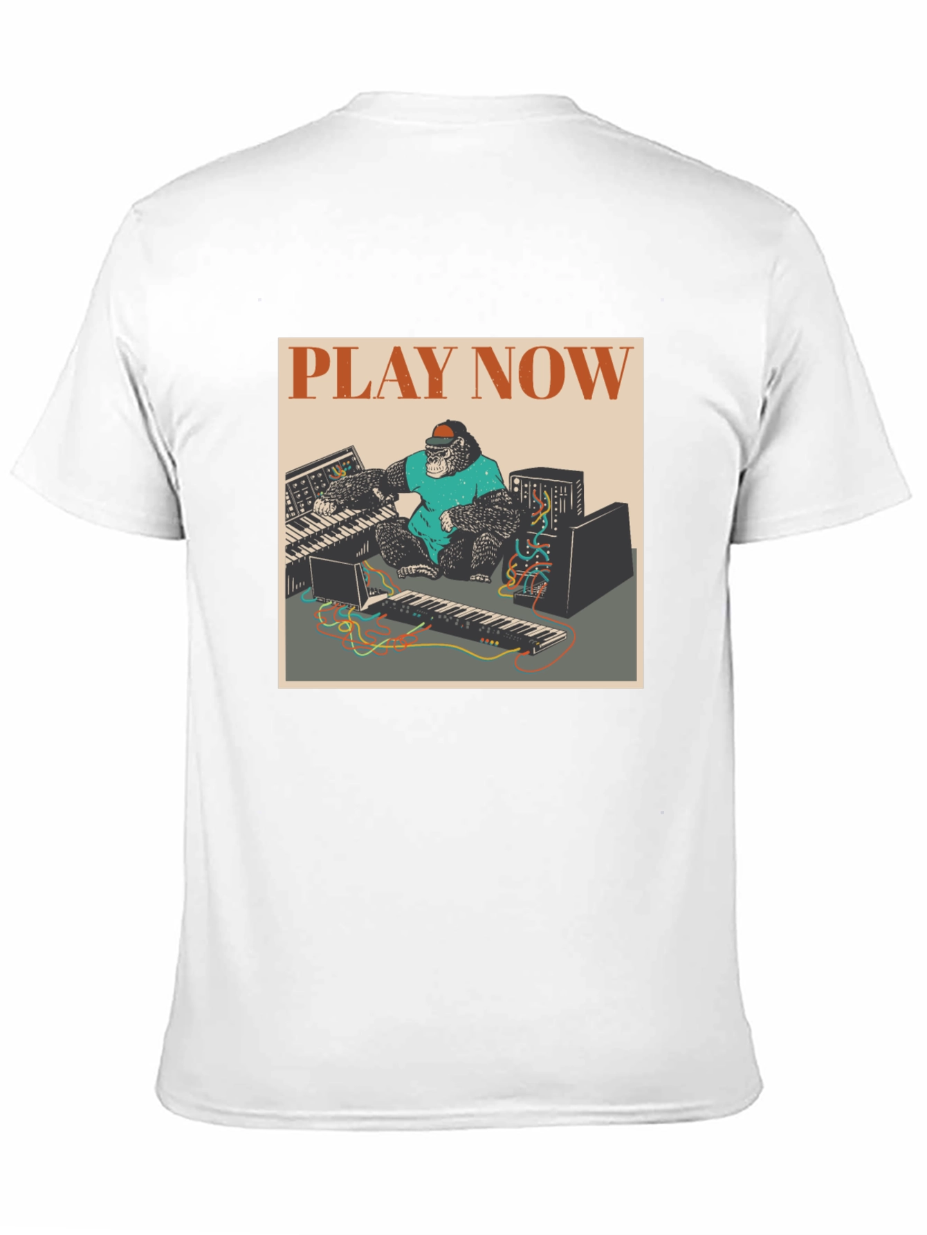 Play Now Gorilla Graphic Tee - Black