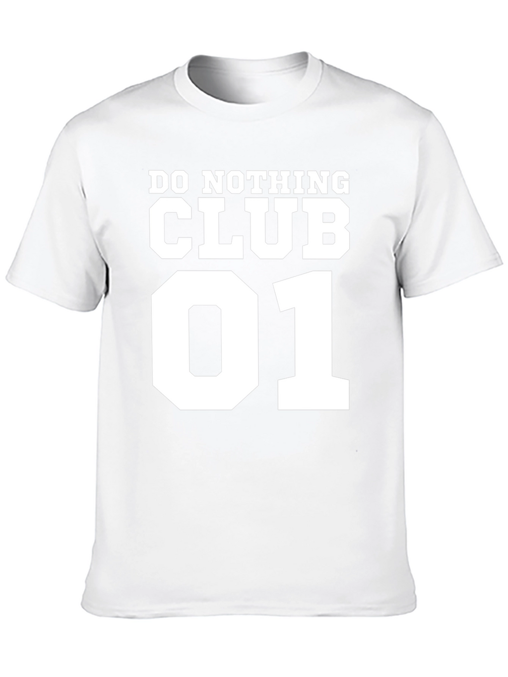 Do Nothing Club 01 Black T-Shirt