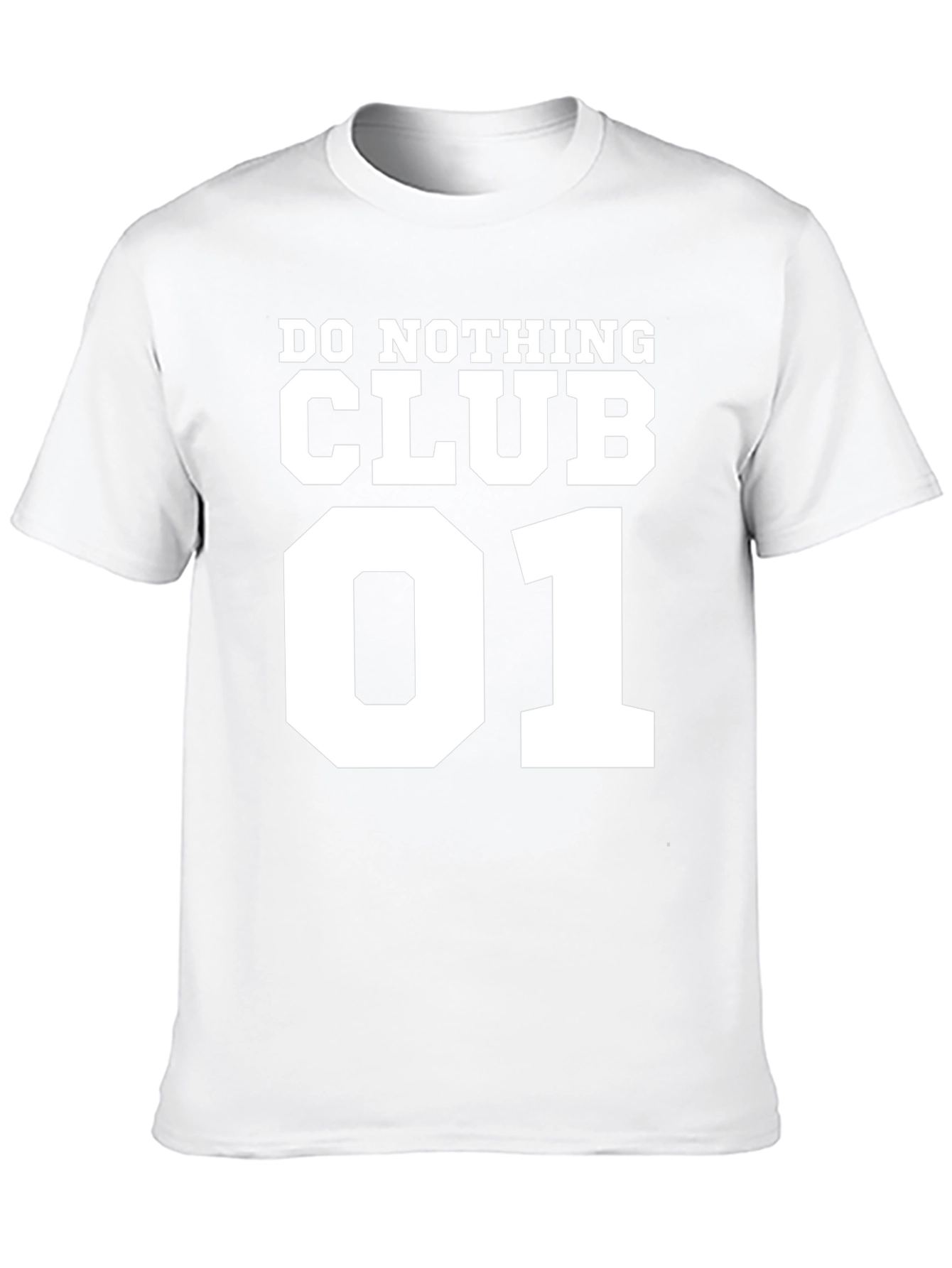 Do Nothing Club 01 Black T-Shirt